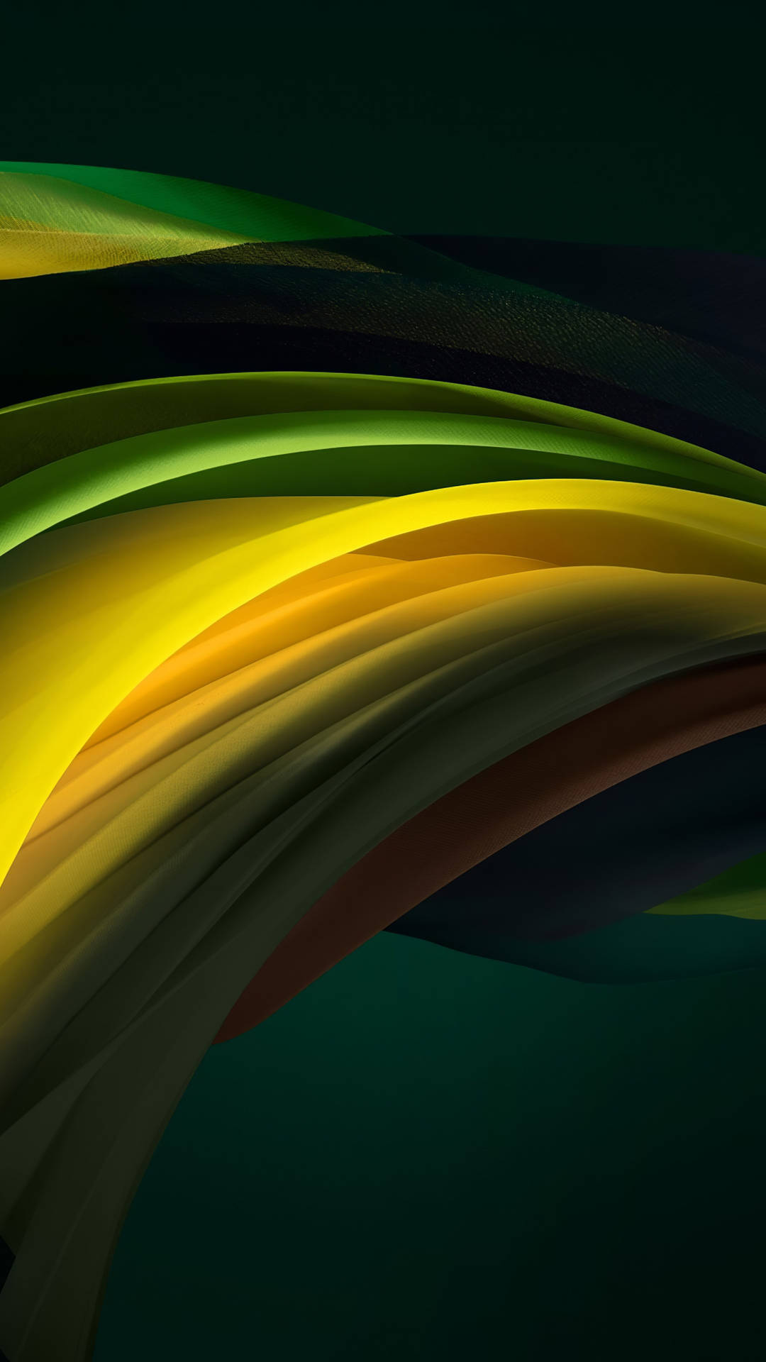 Yellow And Green Lines For Iphone Se 2020 Background