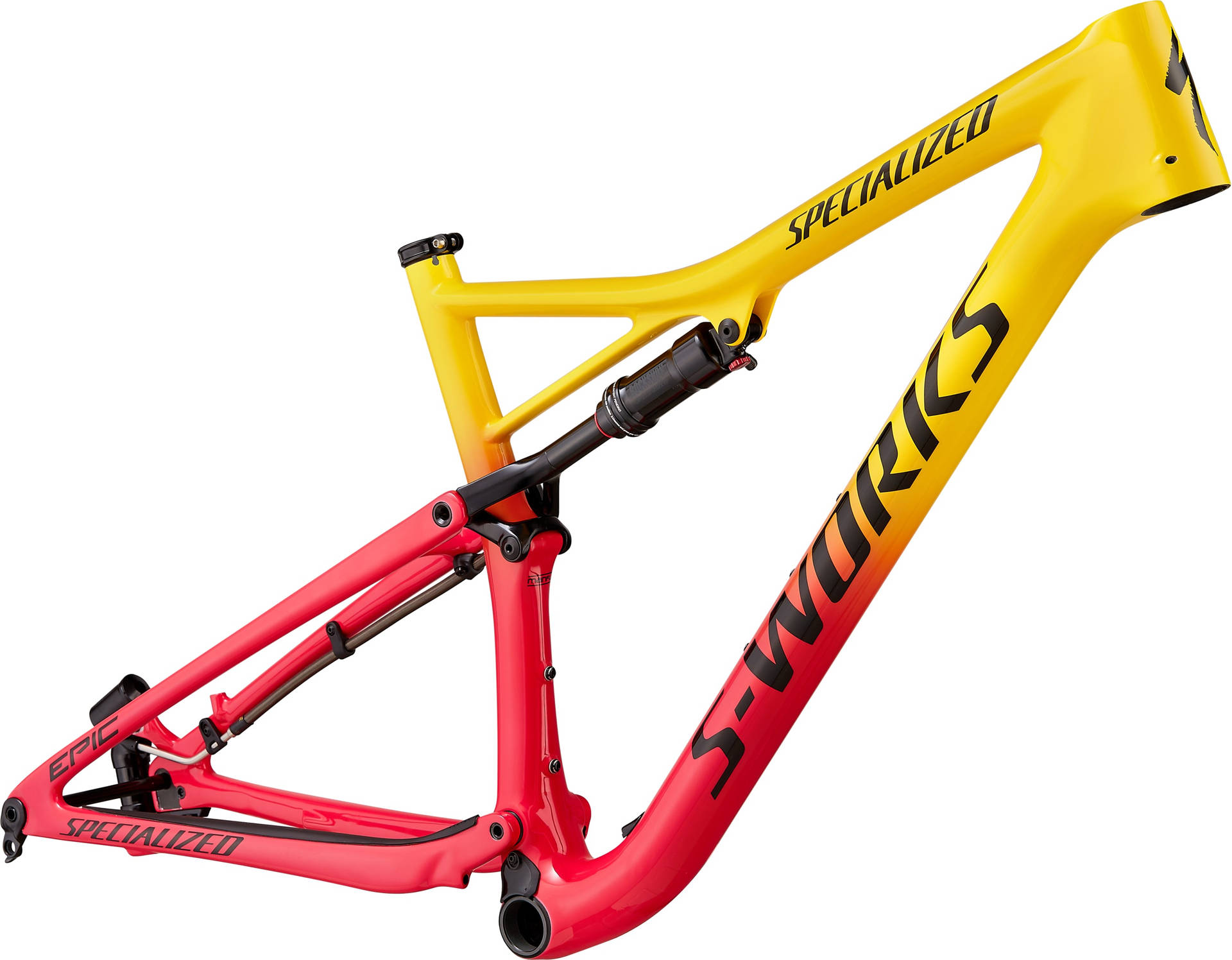 Yellow And Red Specialized Frame Background