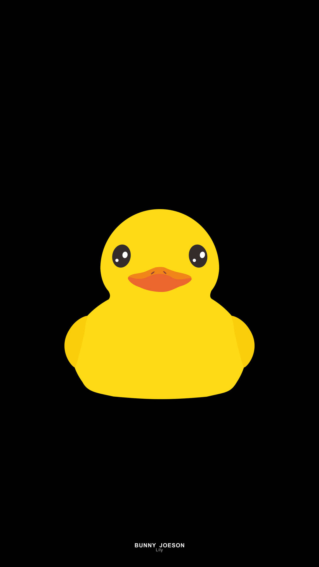 Yellow Baby Duck Background