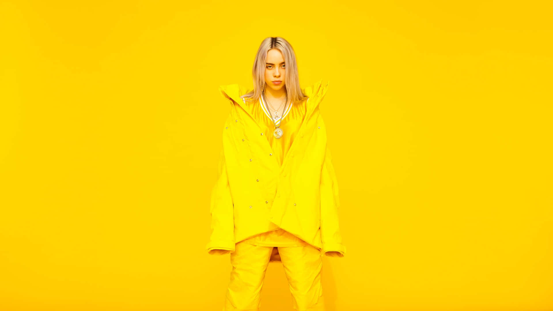 Yellow Billie Eilish 2021 Background