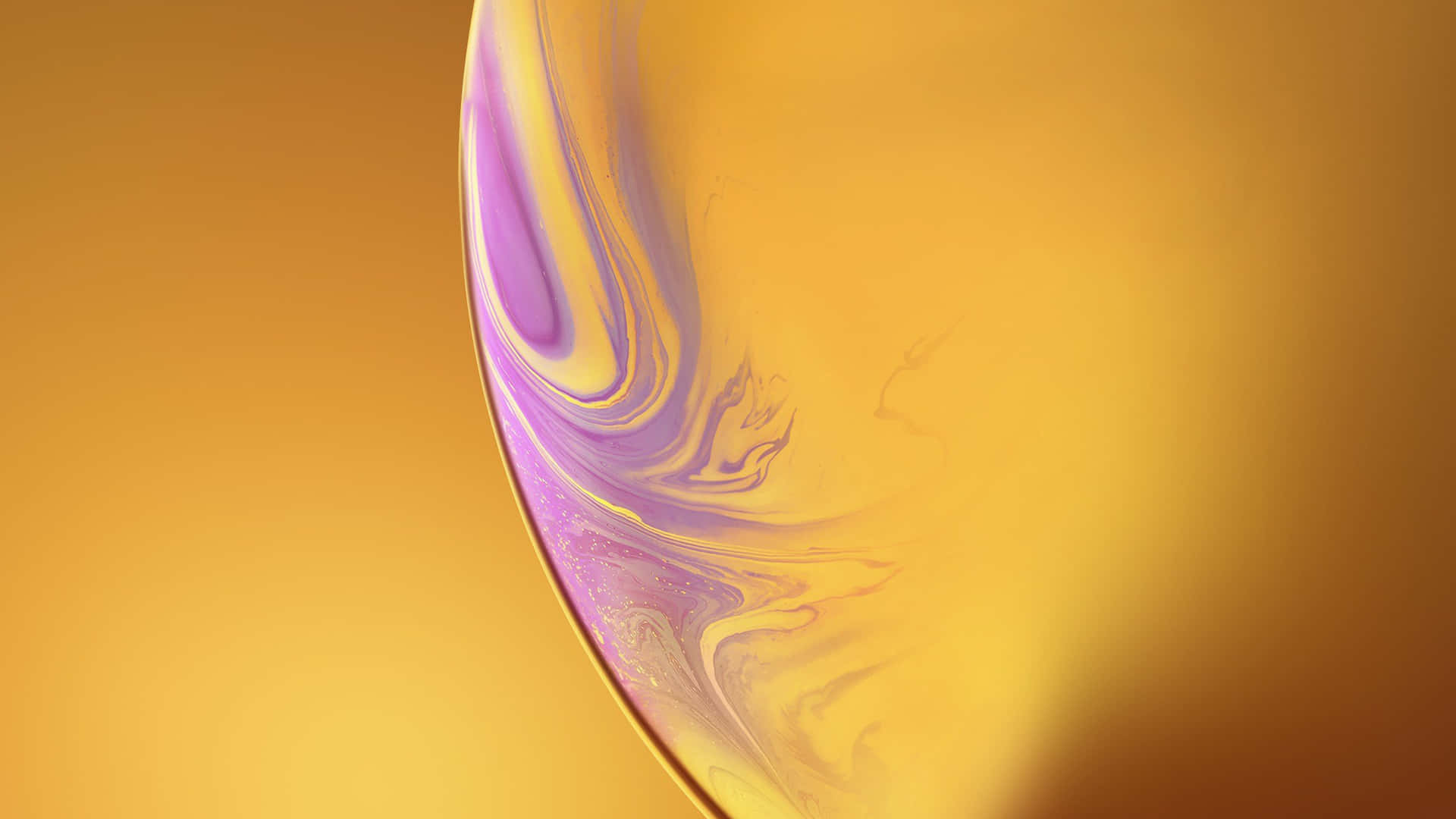 Yellow Bubble Oil Ipad Background