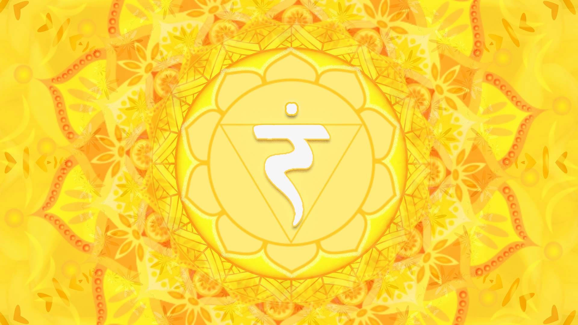 Yellow Chakra Energy Art