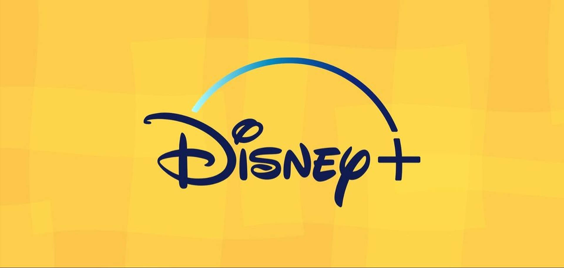 Yellow Disney Logo Plus Background