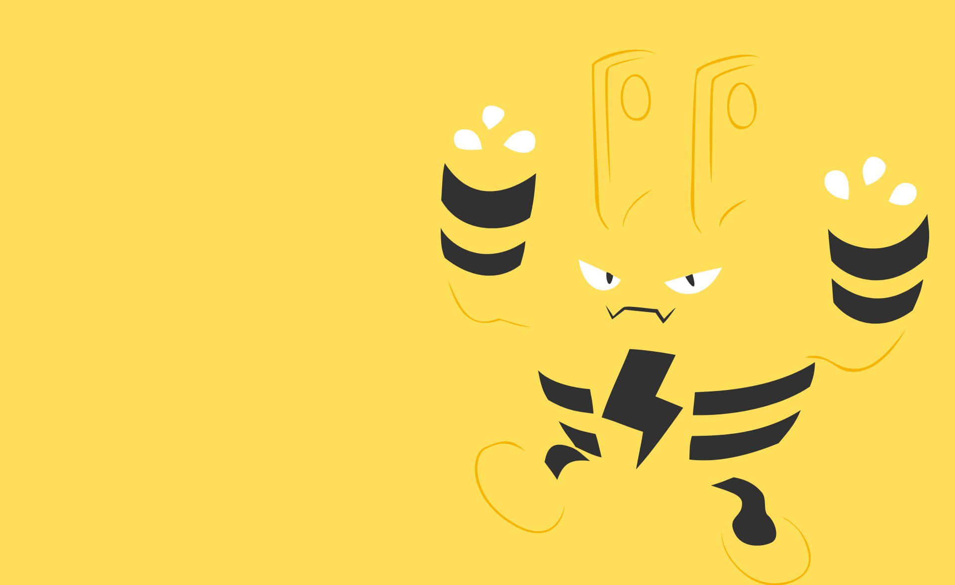 Yellow Elekid Background