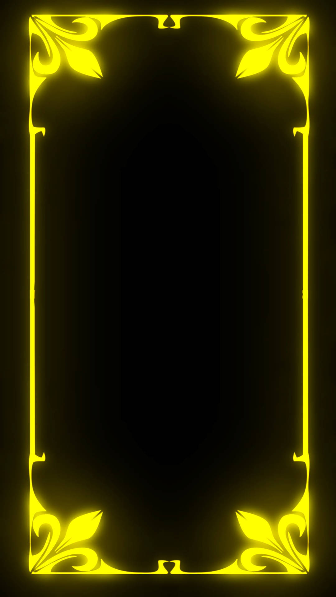 Yellow Frame Neon Phone