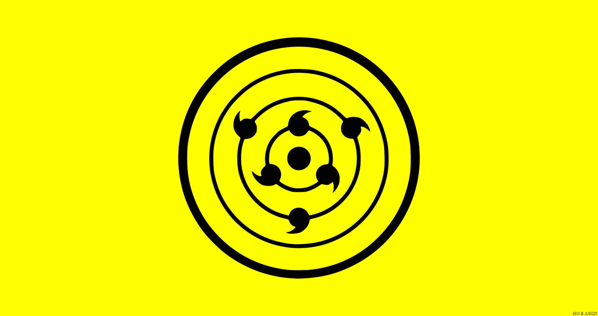 Yellow Hd Rinnegan Icon