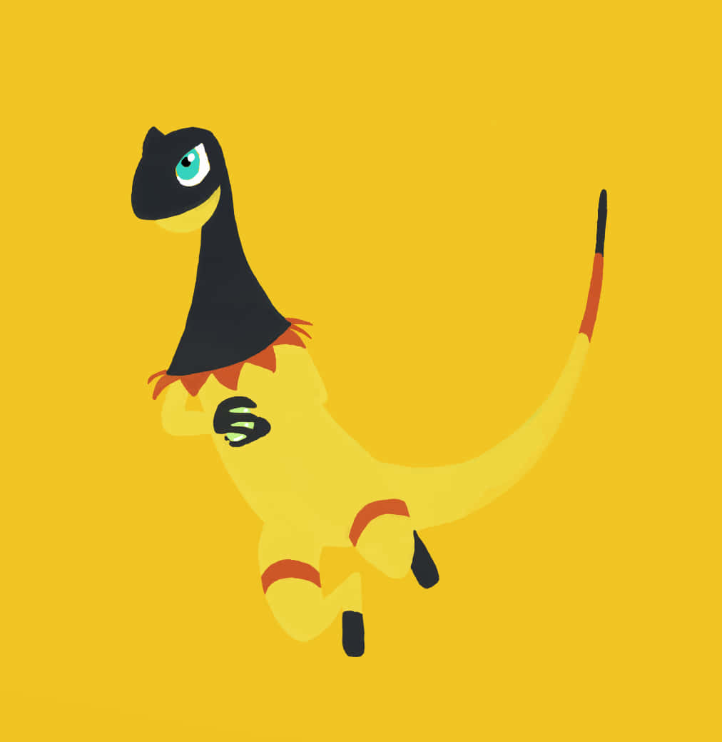 Yellow Heliolisk Background