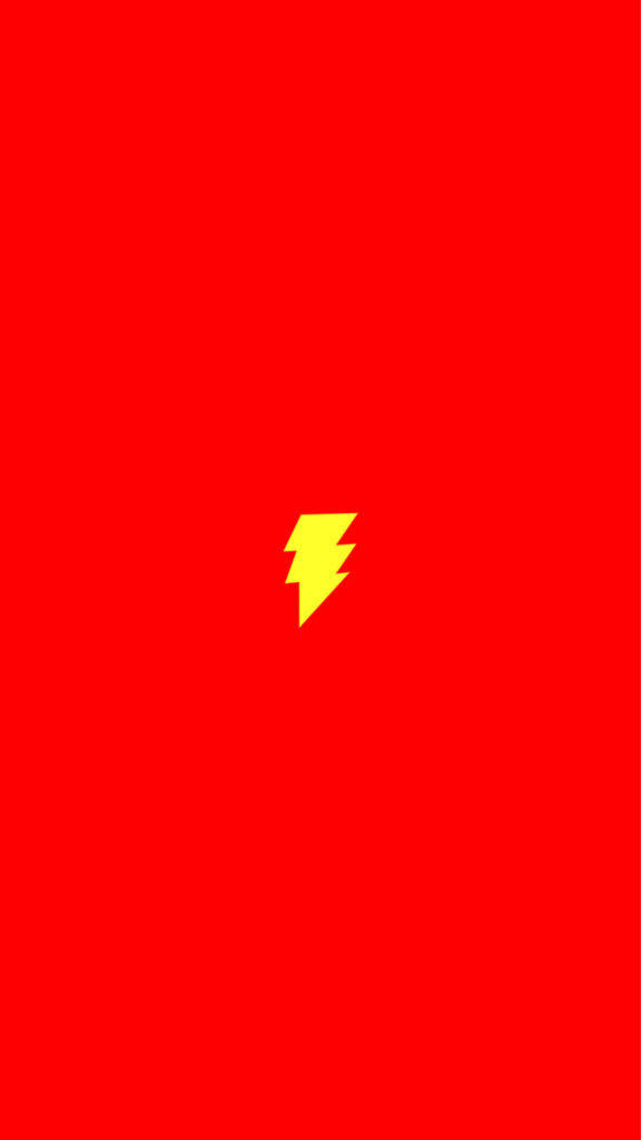 Yellow Icon Of The Flash Iphone Background