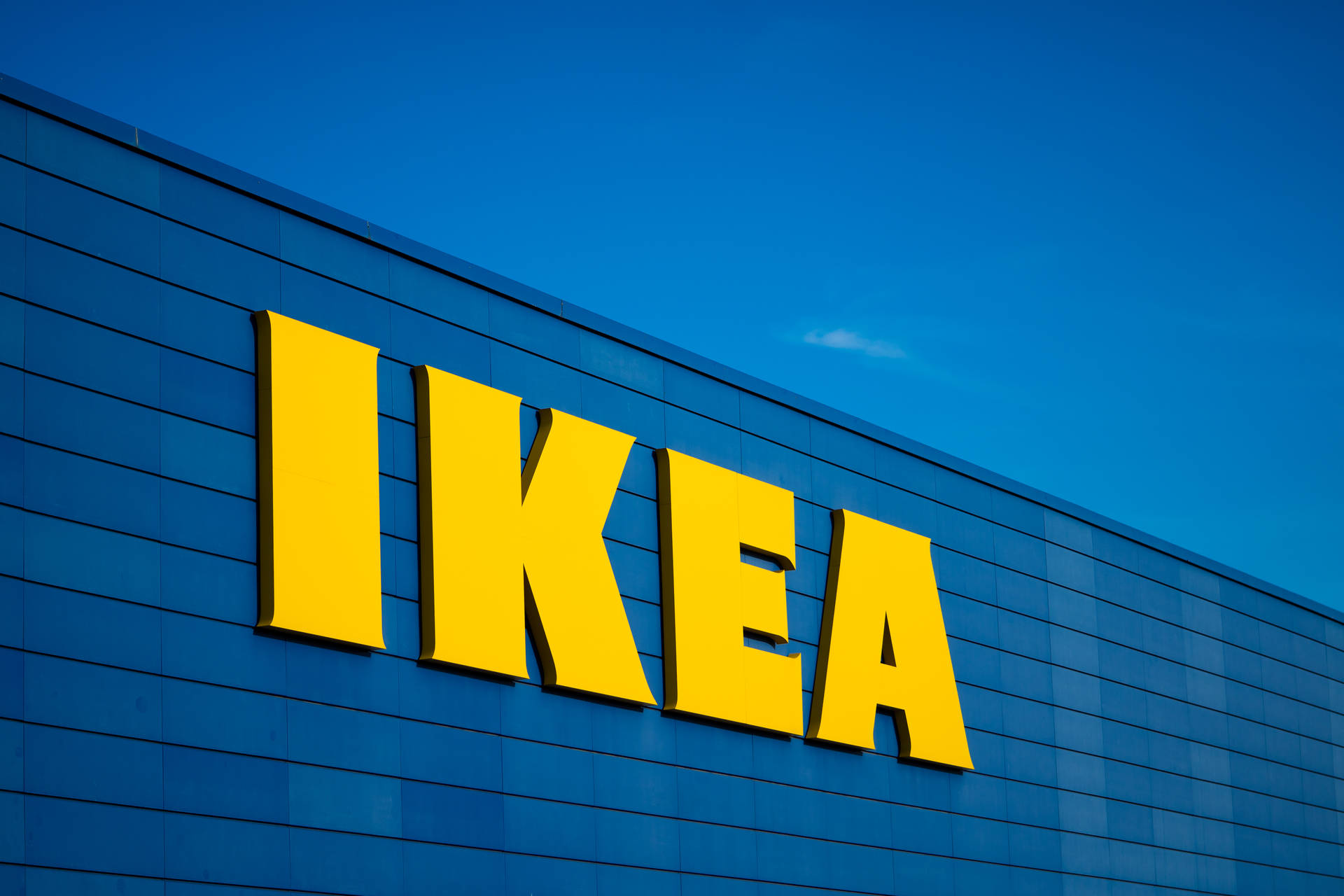 Yellow Ikea Logo Background