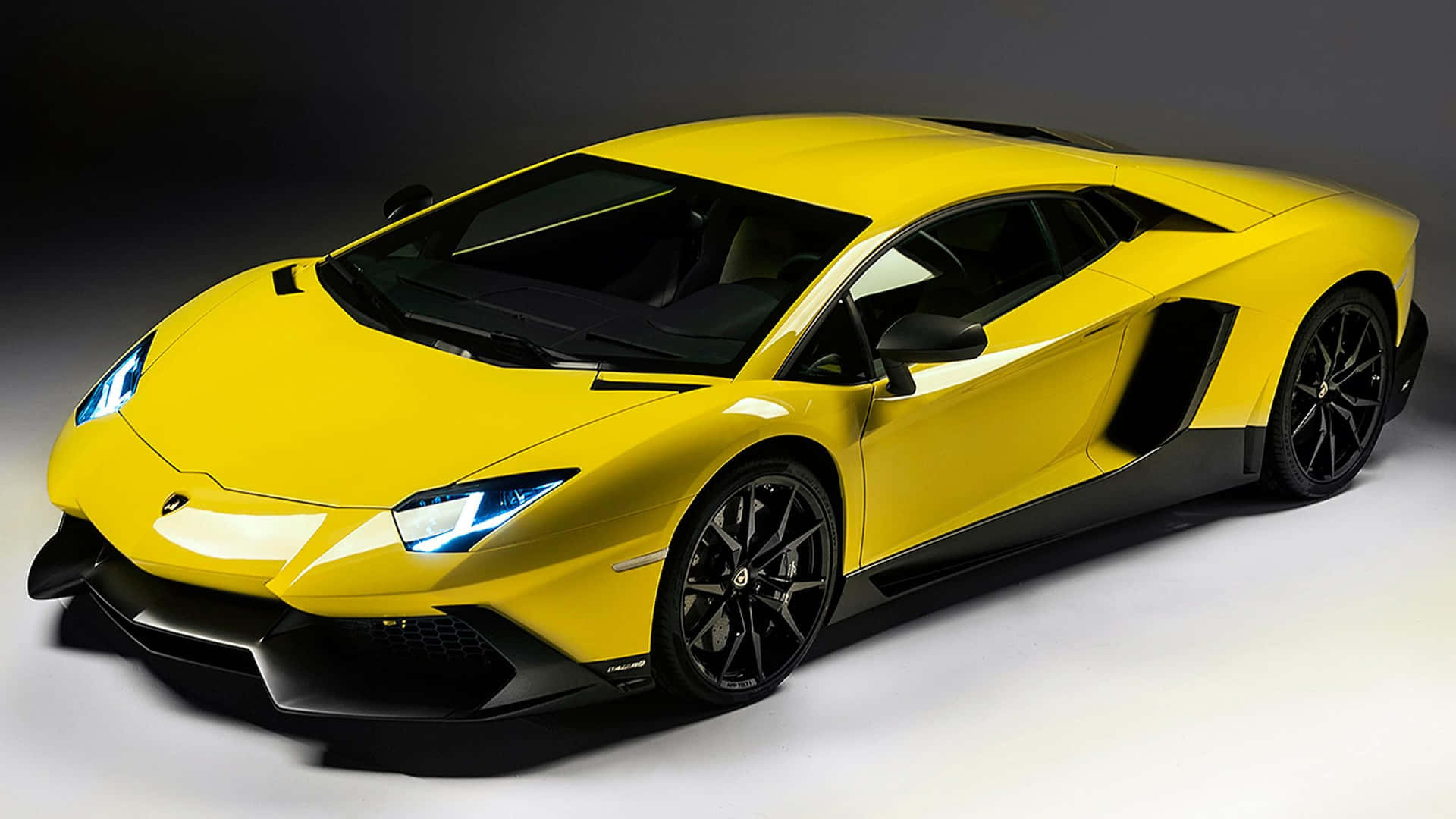 Yellow Lamborghini Fast Car Background