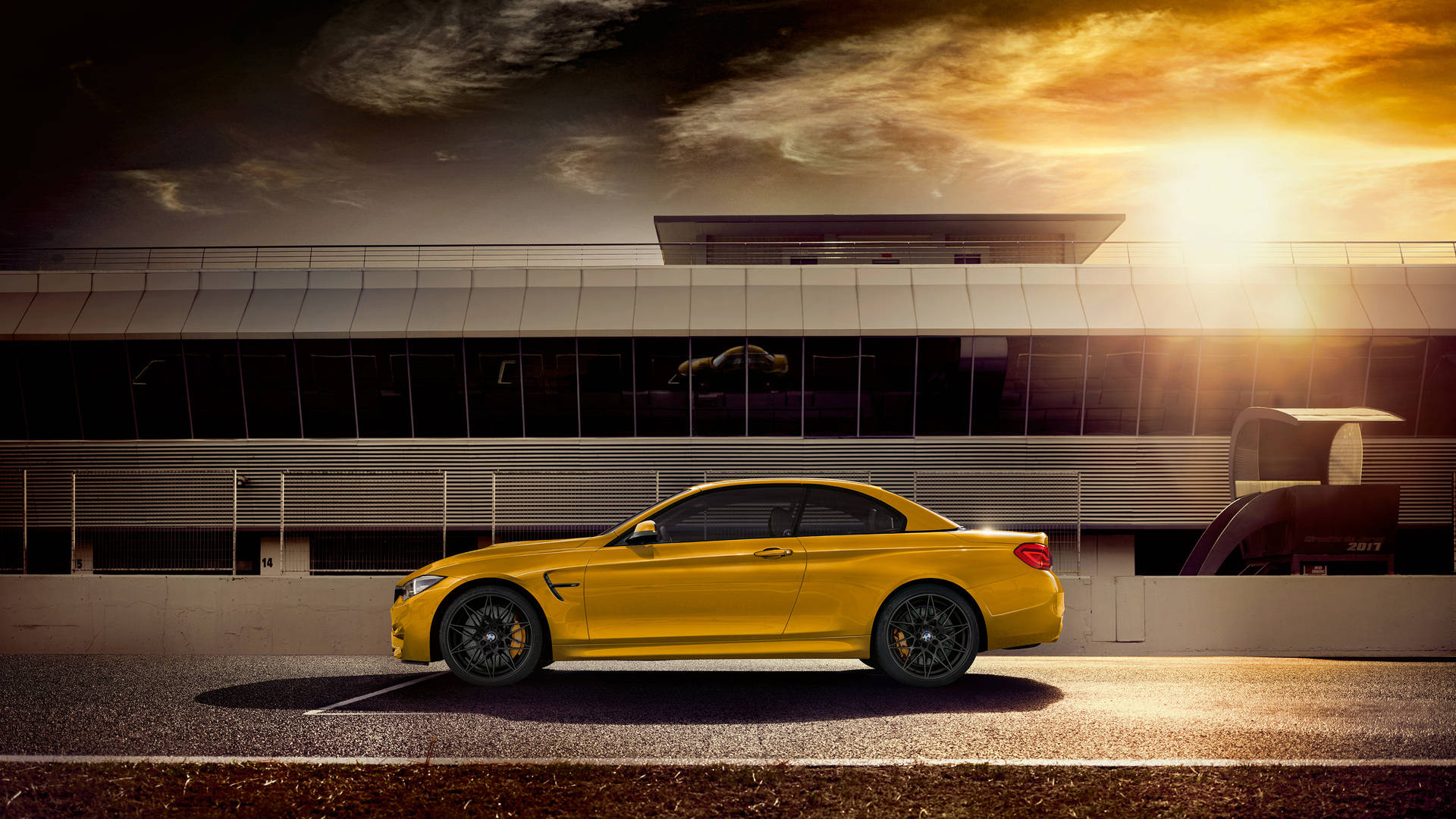 Yellow M4 Full Hd Bmw Background