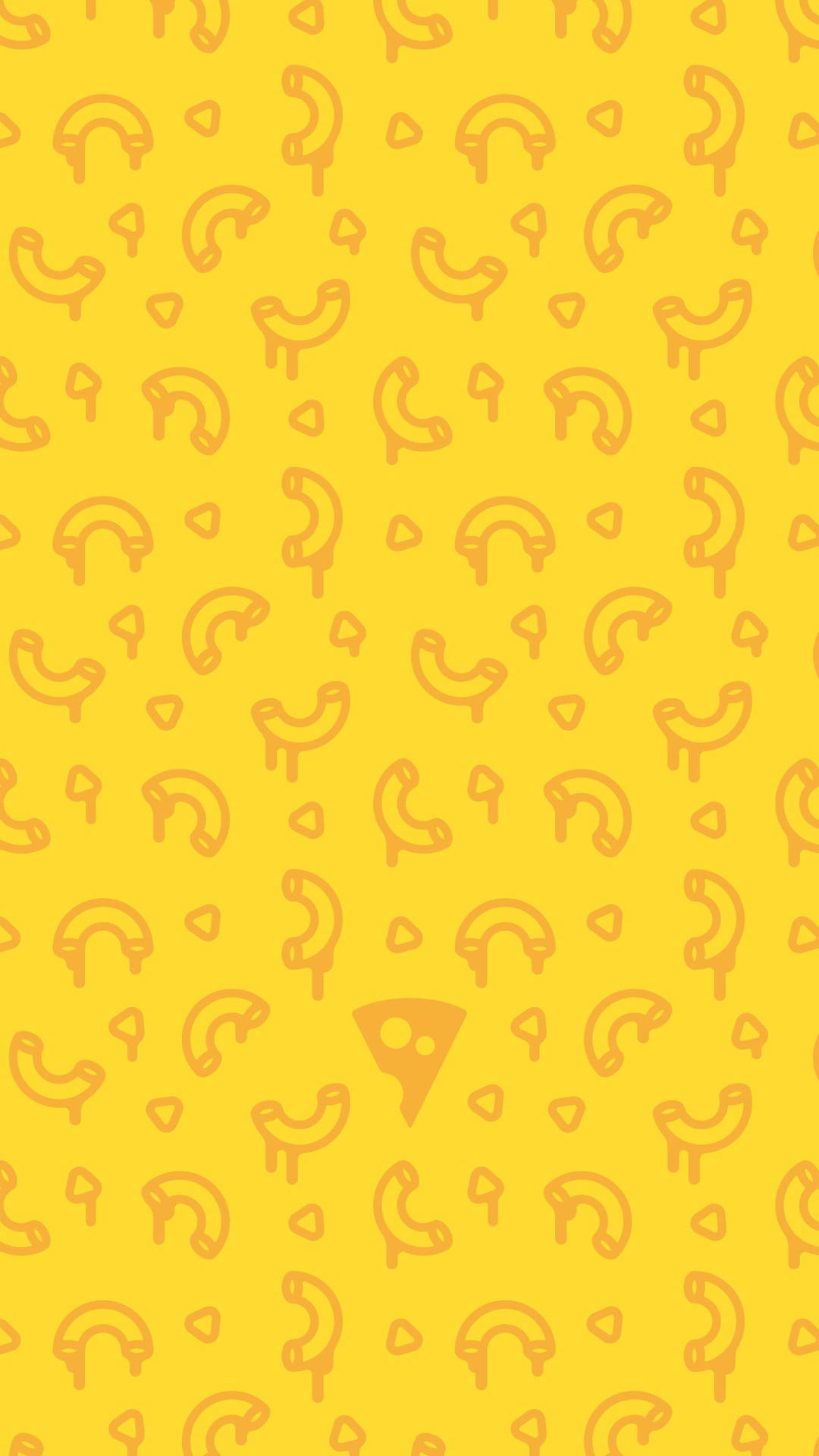 Yellow Mac And Cheese Illustration Background