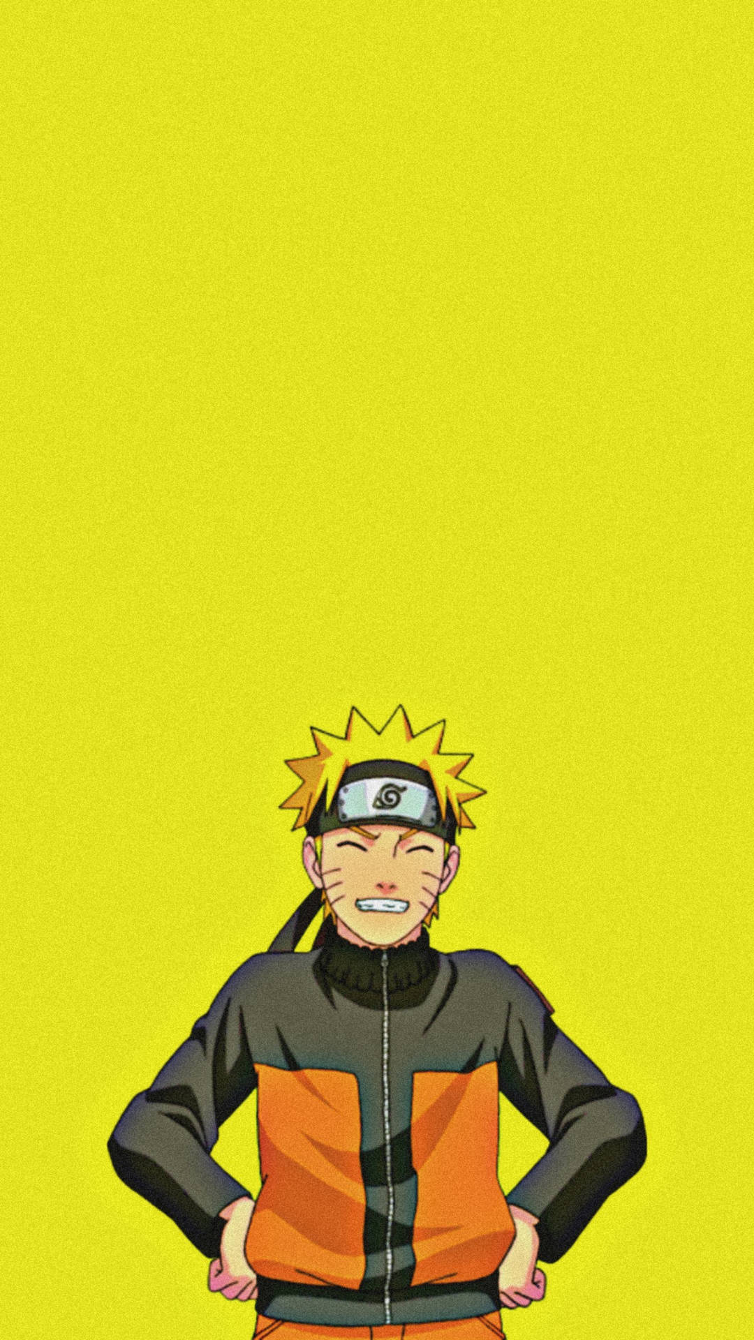 Yellow Naruto In An Intense Moment Background