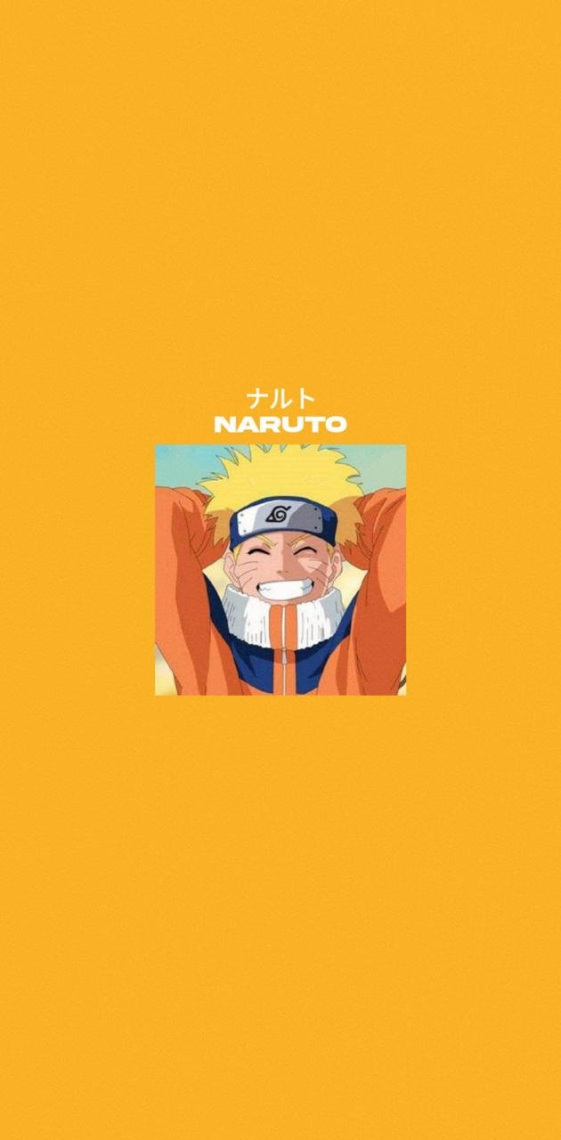 Yellow Naruto Smiling Background