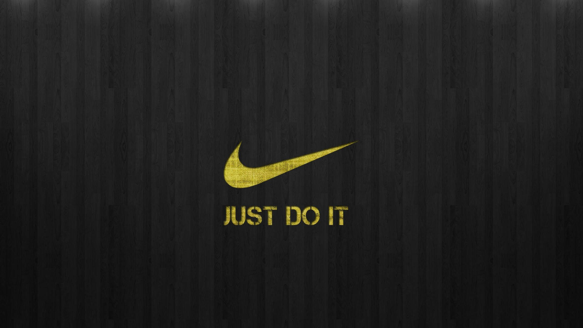 Yellow Nike Just Do It Background