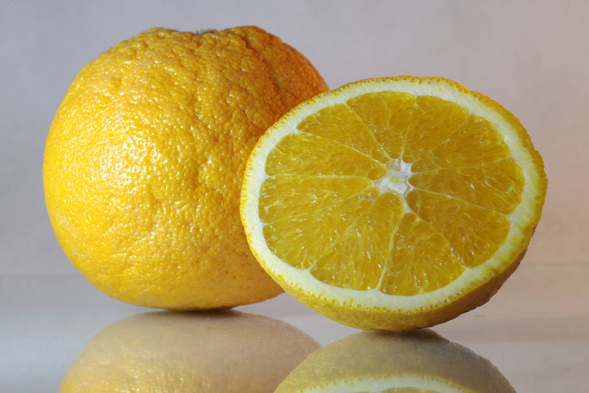 Yellow Orange Lemons Background