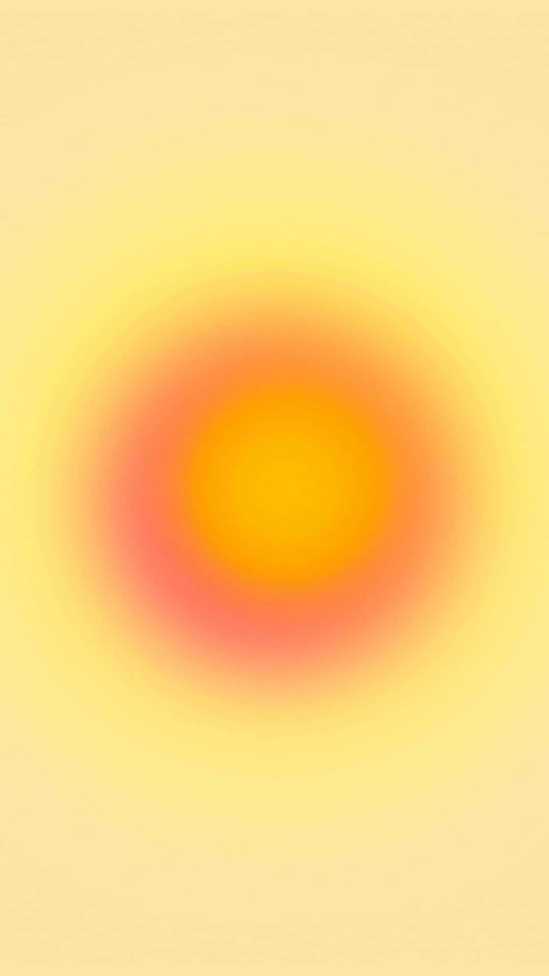 Yellow Orange Radial Aura Color