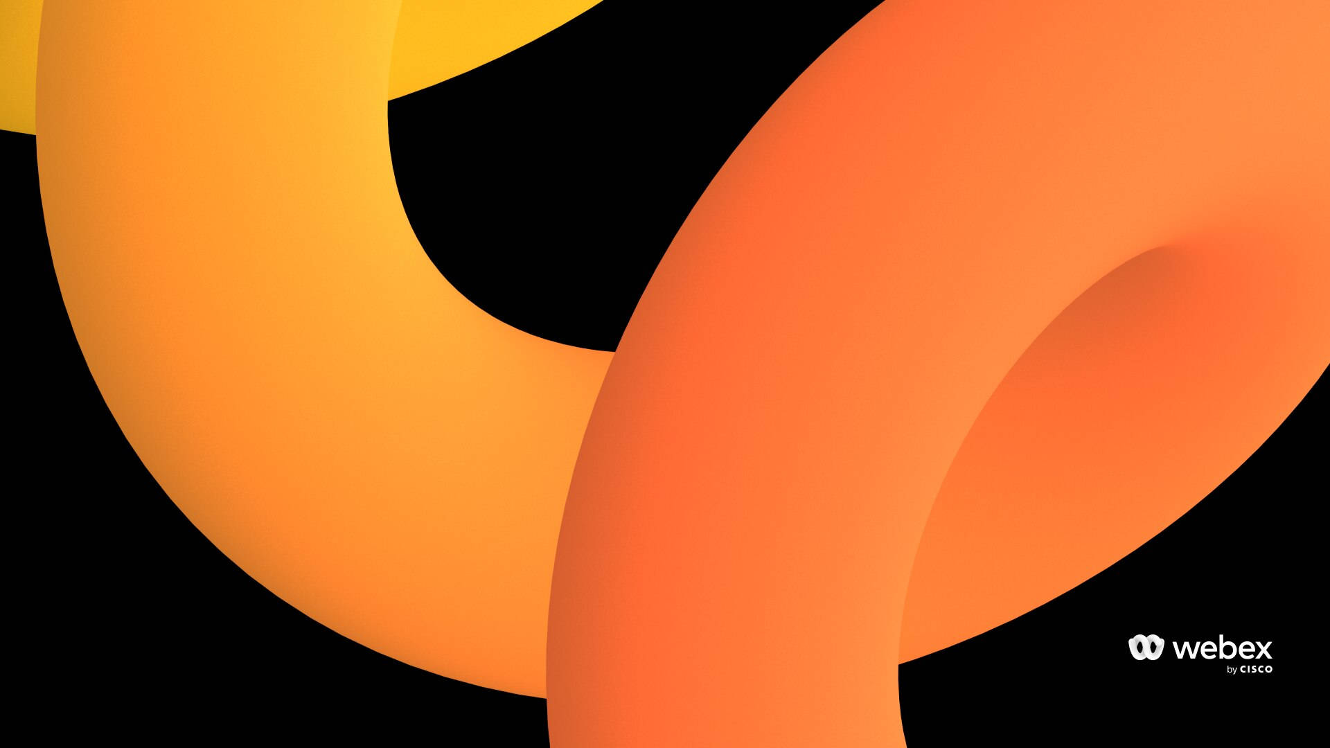 Yellow Orange Spiral Webex Background Background