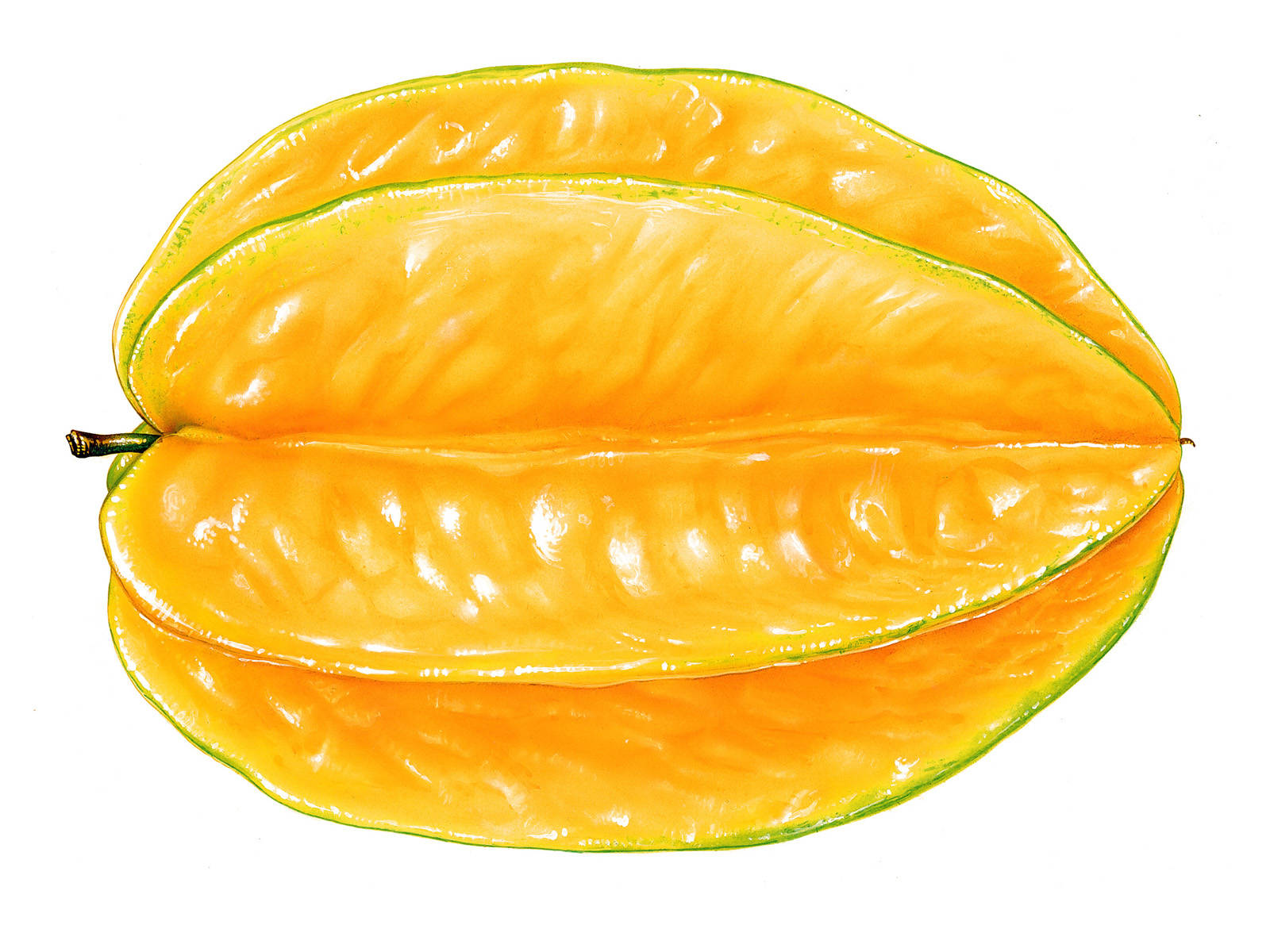 Yellow Orange Star Fruit