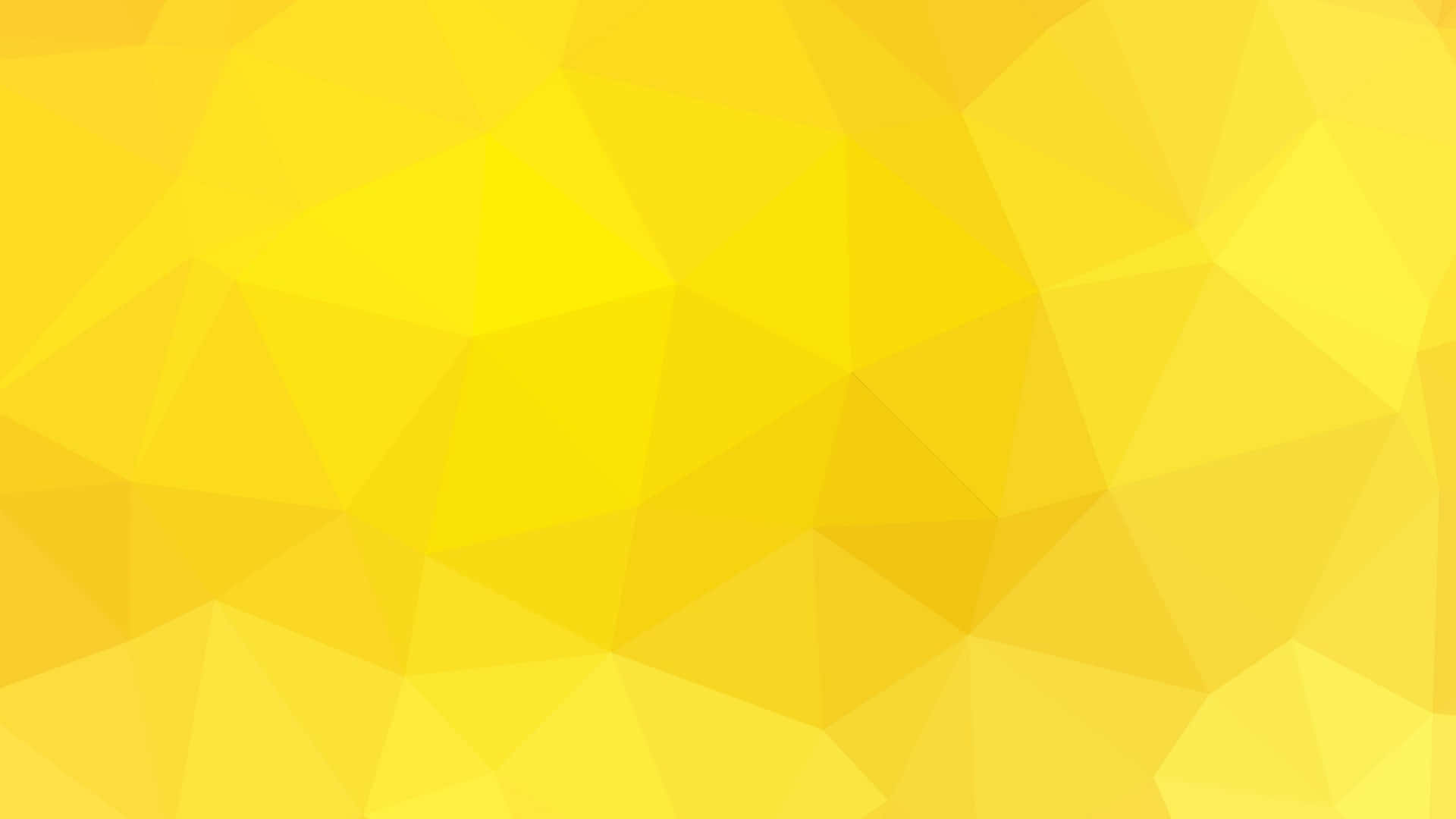 Yellow Polygonal Background Vector Illustration Background