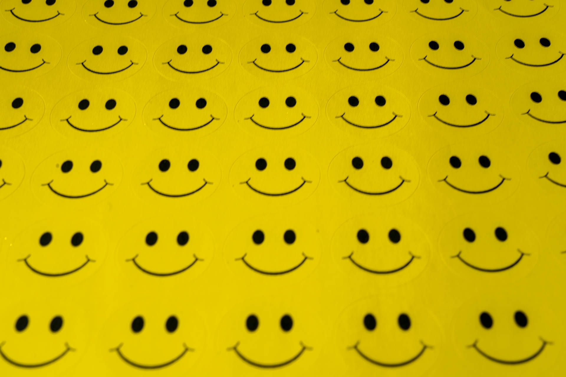 Yellow Smiley Faces Background