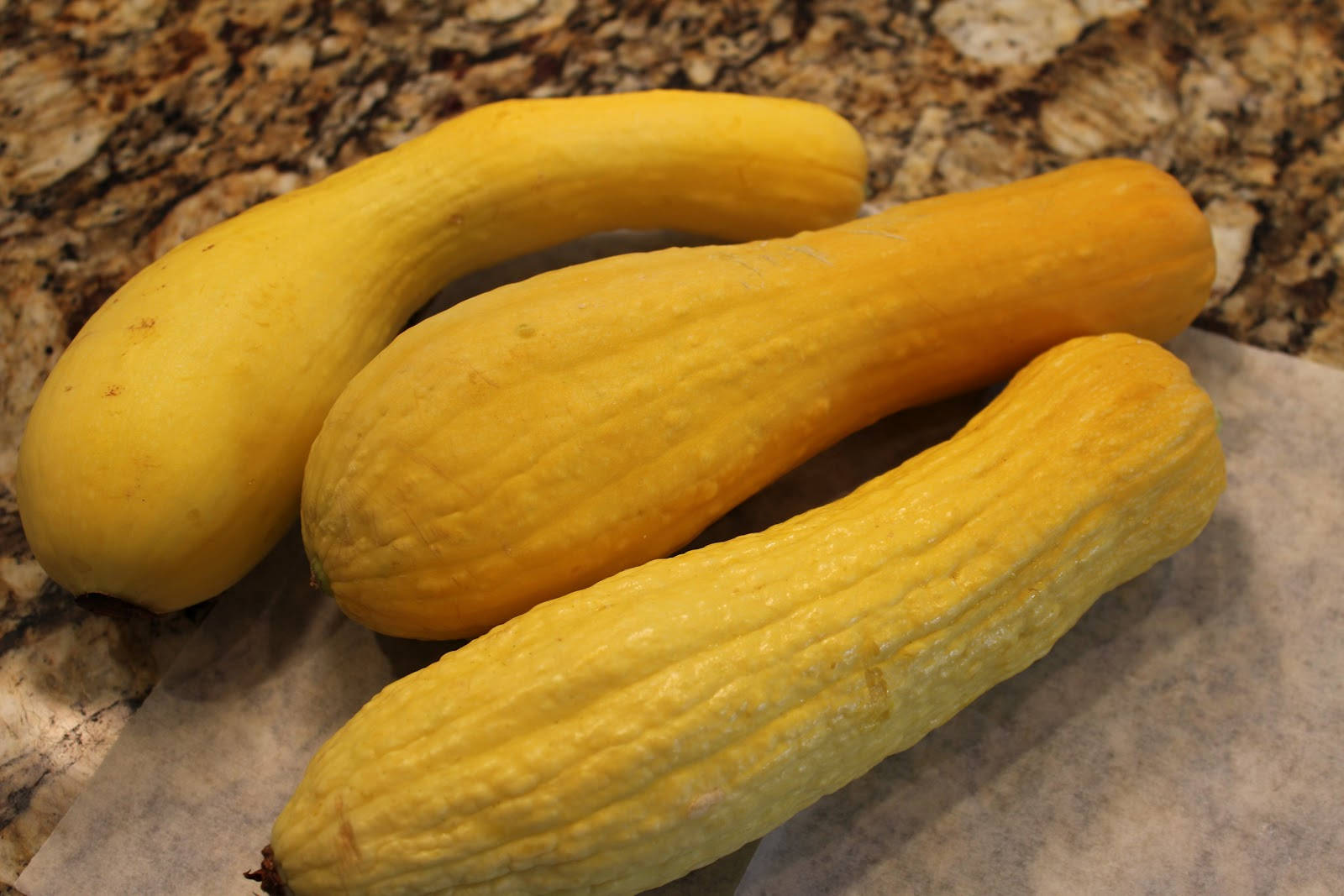 Yellow Squash With Wrinkled Skins