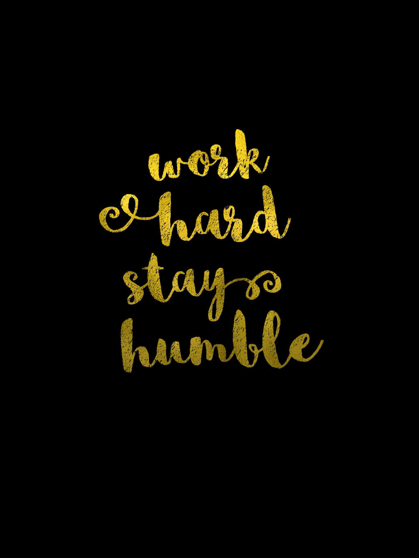 Yellow Stay Humble Sign Background