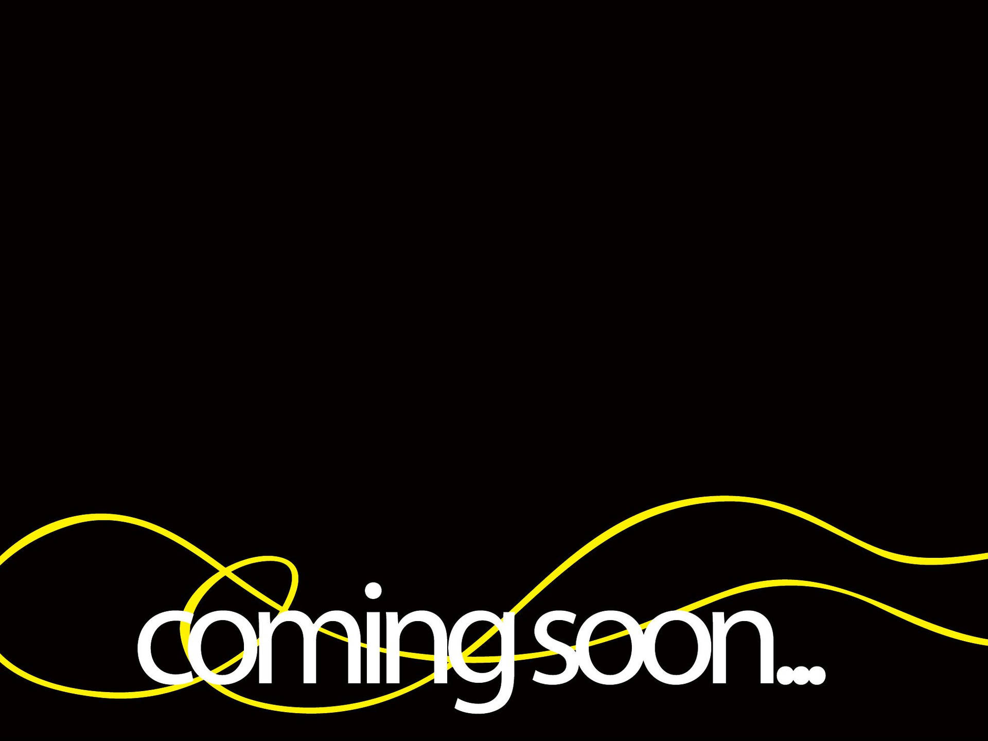 Yellow String Coming Soon Background