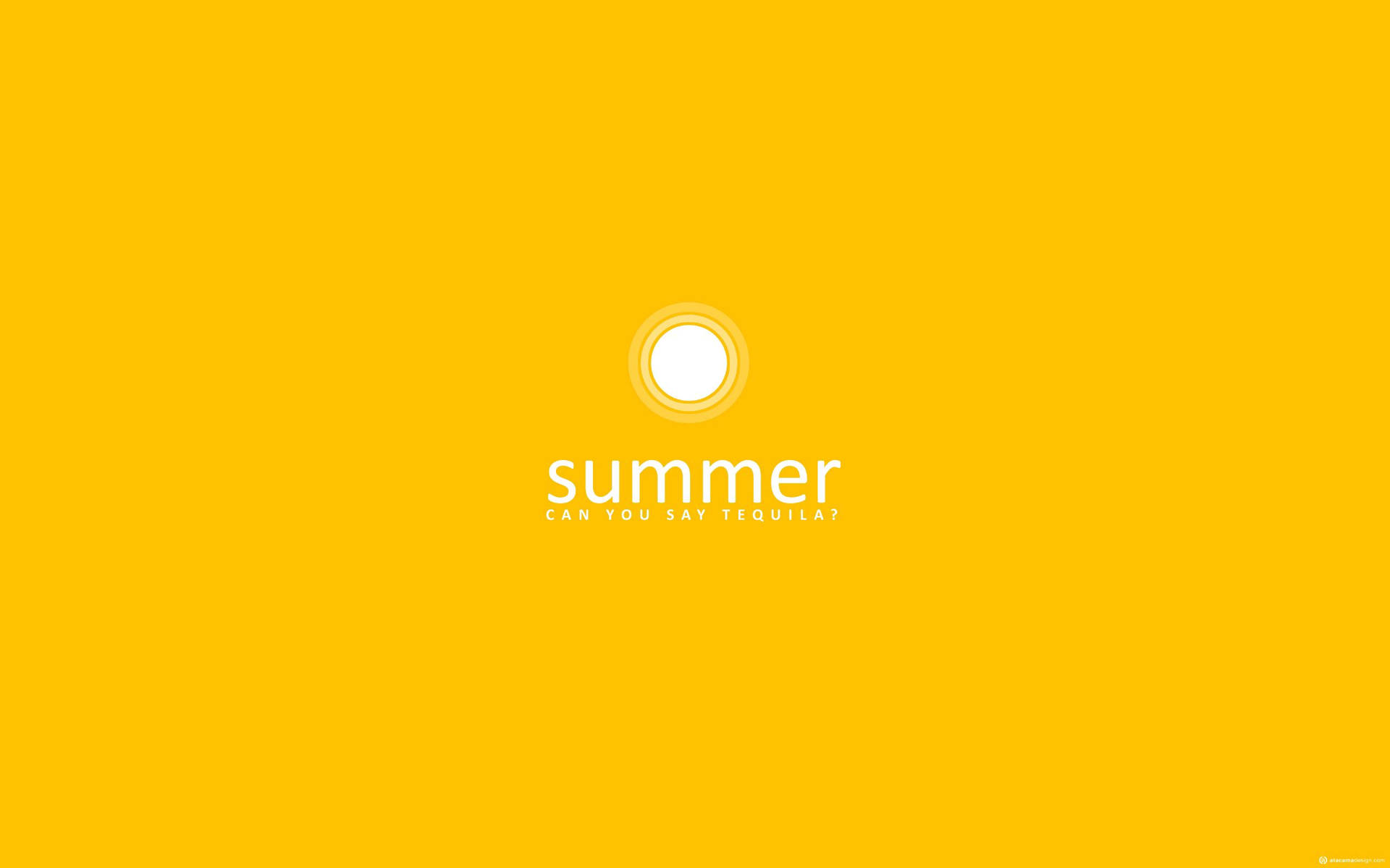 Yellow Summer Quote Background
