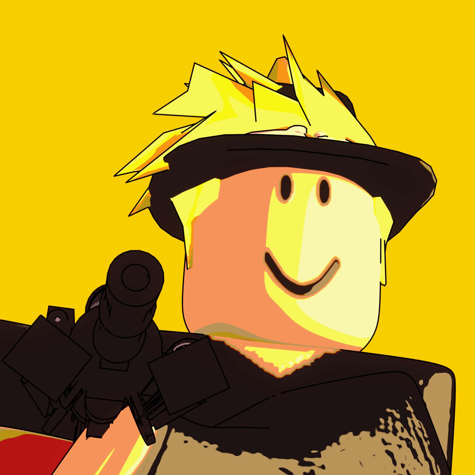Yellow Themed Roblox Pfp