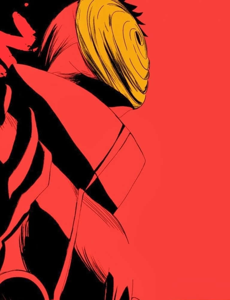 Yellow Tobi Mask Theme Background