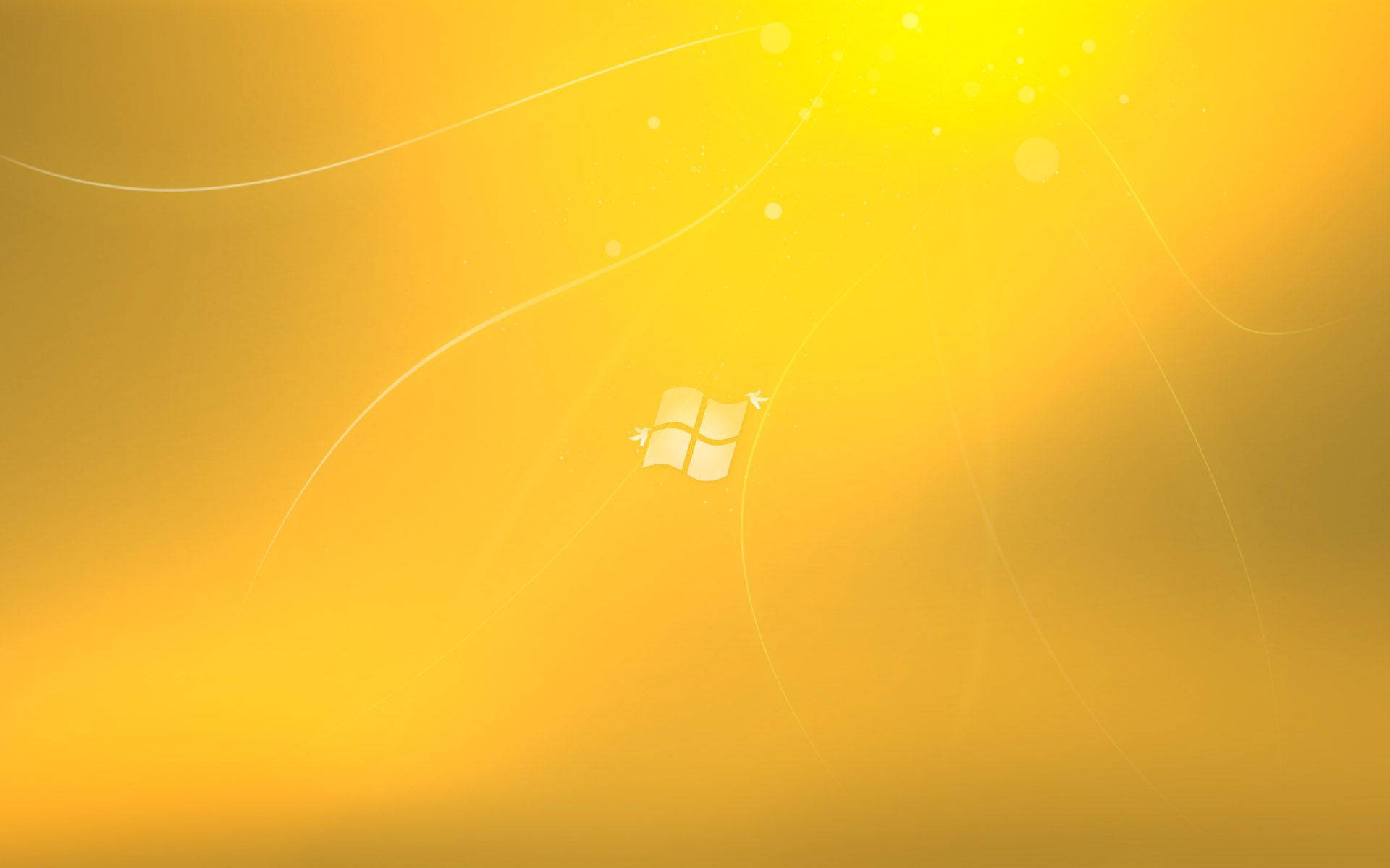 Yellow Windows 10 Cover Background