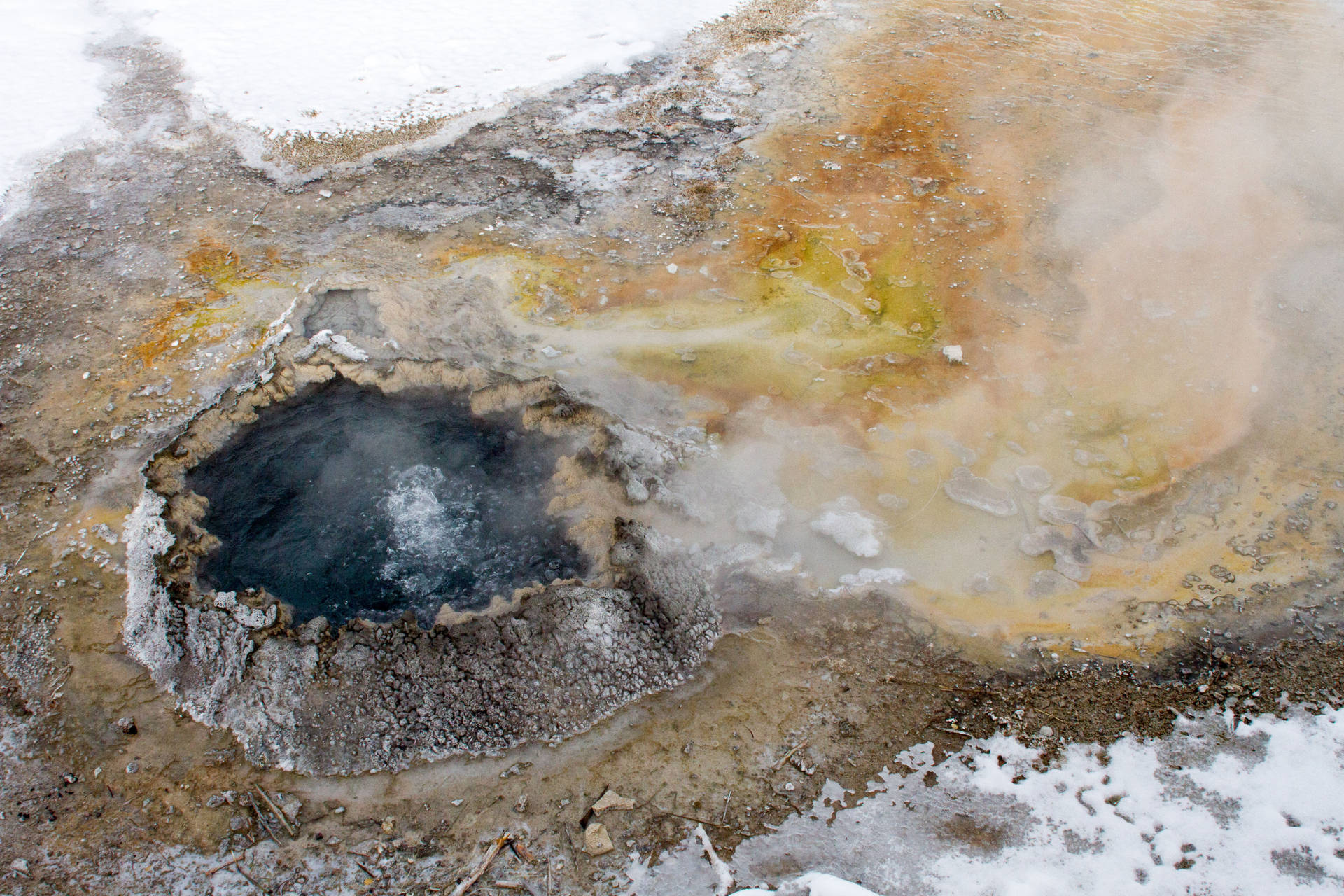 Yellowstone National Park Chinese Spring