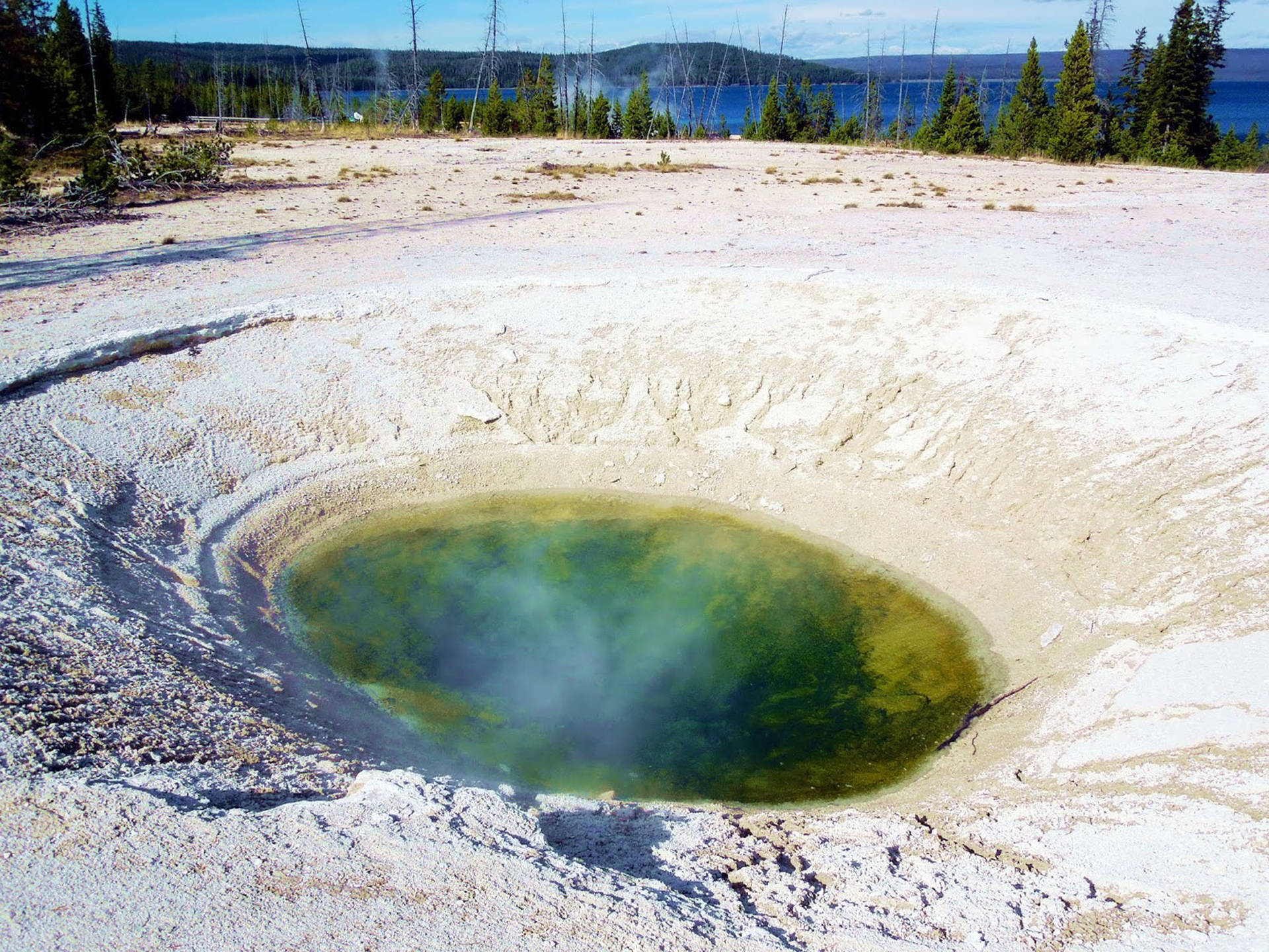 Yellowstone National Park Funnel Spring