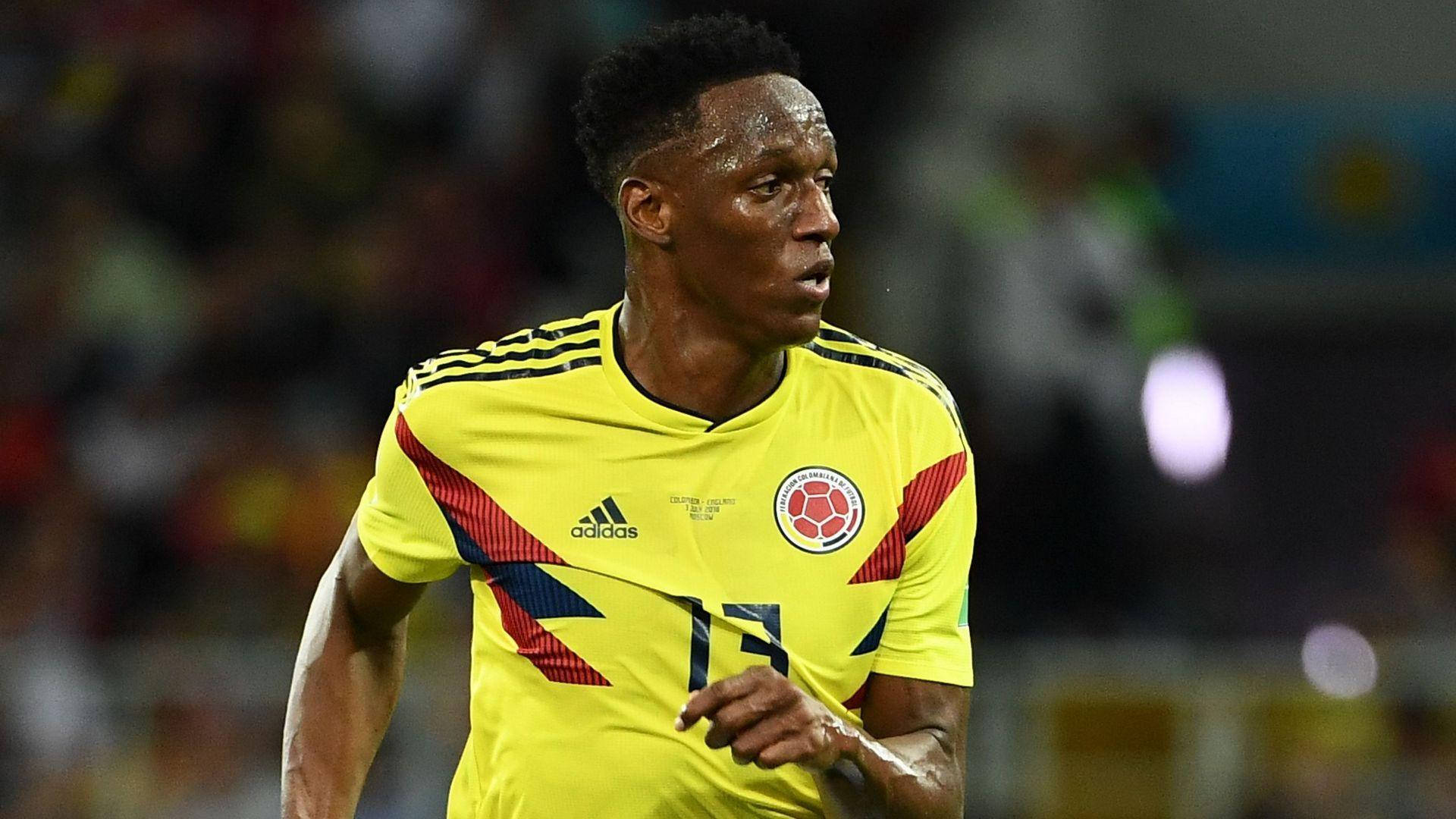 Yerry Mina In Action Background