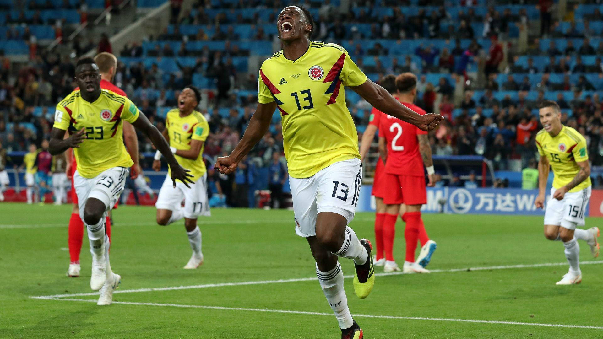 Yerry Mina Yelling Happily