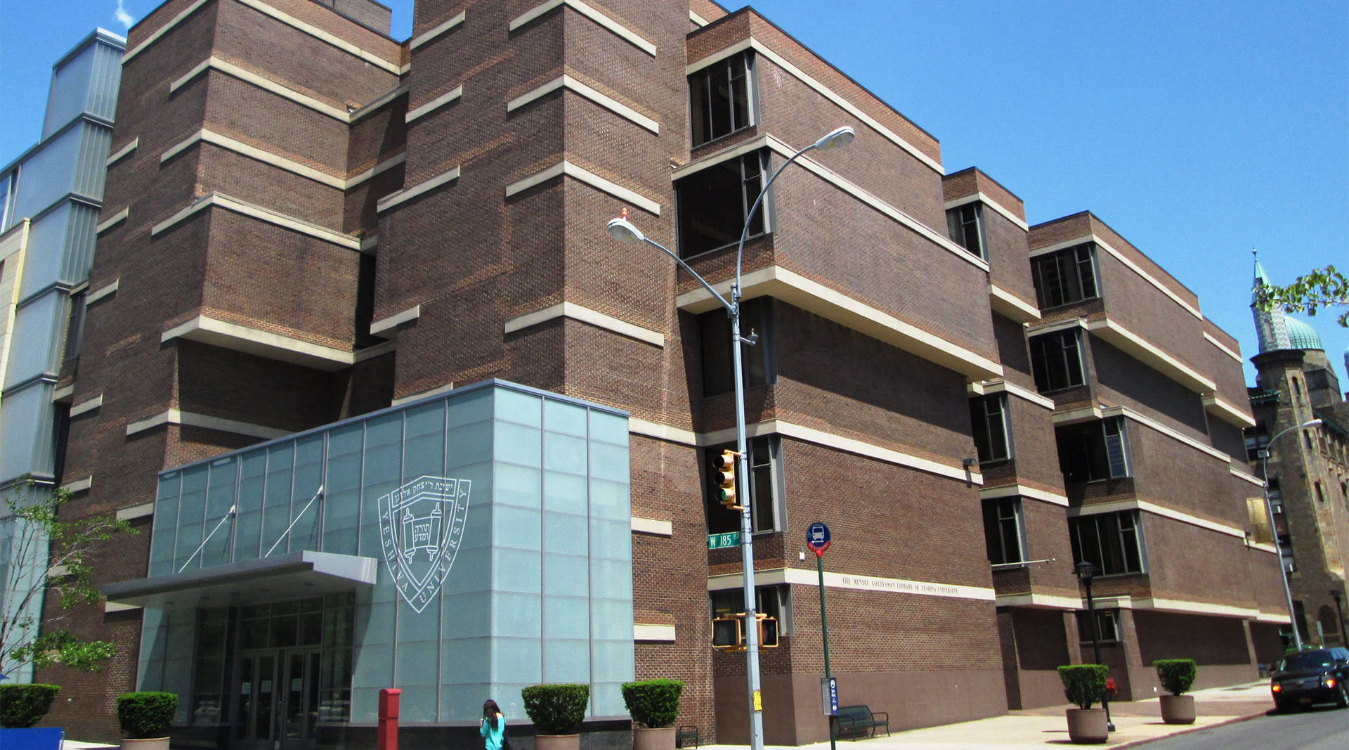 Yeshiva University Library Building Background