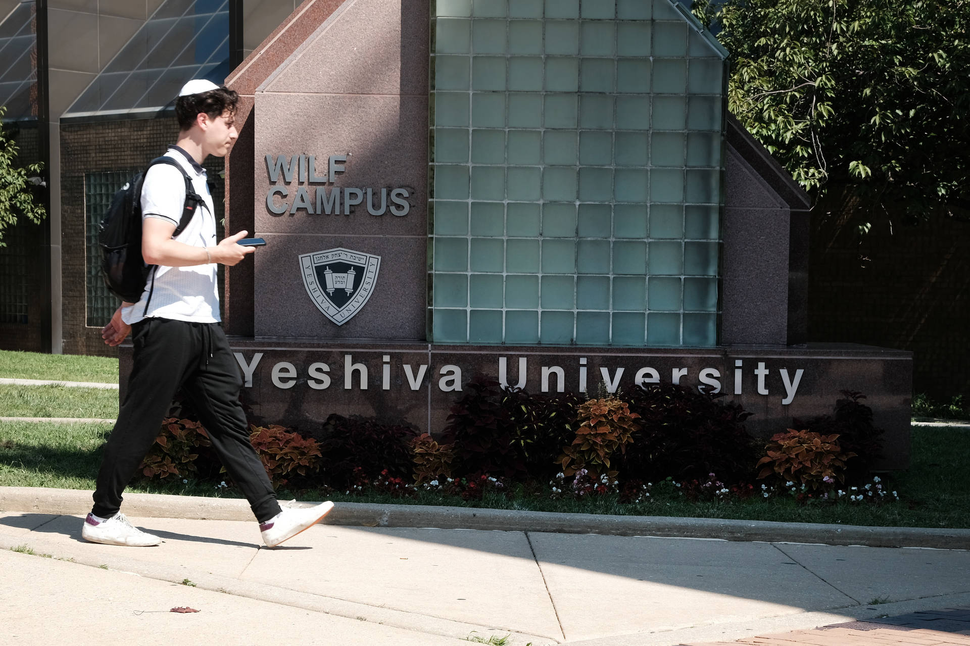 Yeshiva University Student At Wilf Background