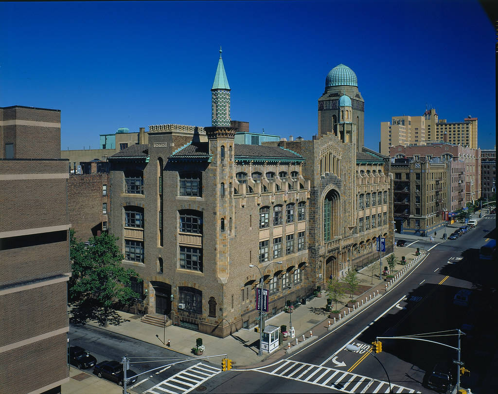 Yeshiva University Zysman Hall Aerial Shot Background