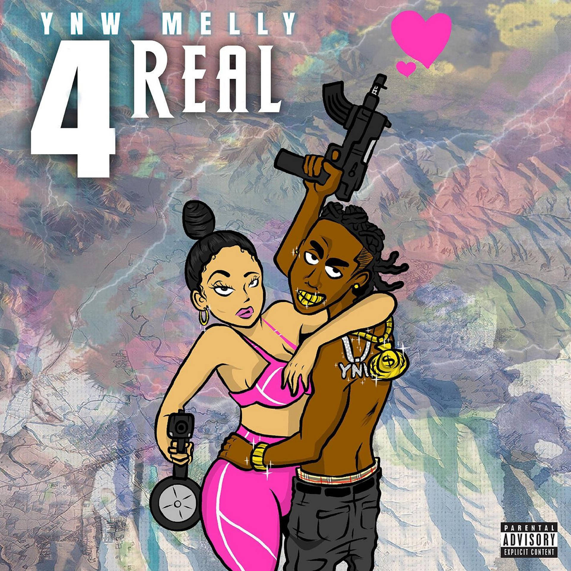 Ynw Melly 4 Real Background