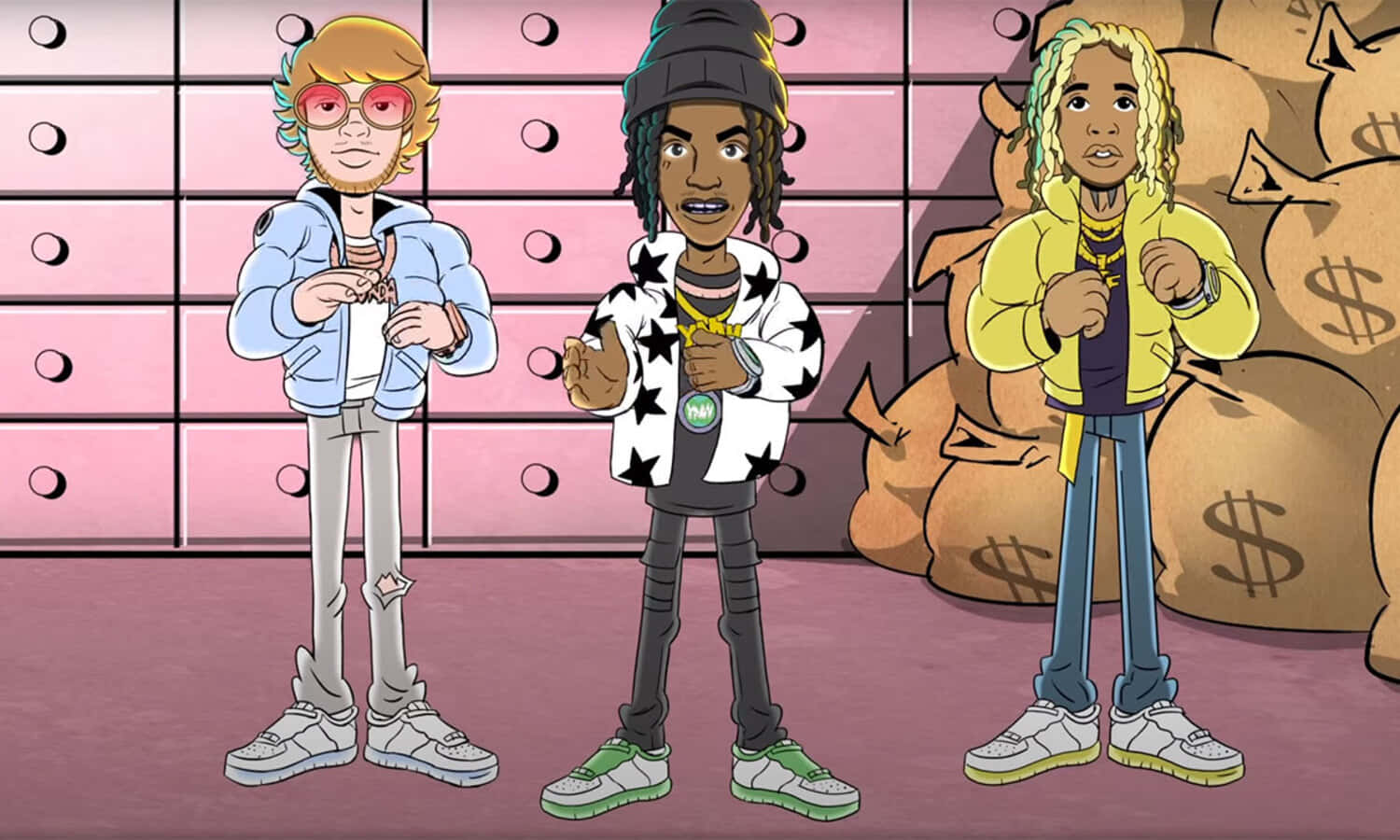 Ynw Melly Animated Character Art Background