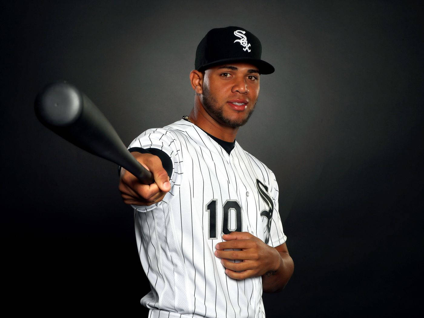 Yoan Moncada On Black Background Background