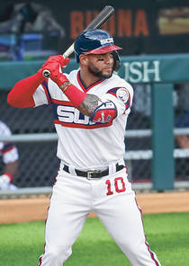 Yoan Moncada Playing As Batter Background