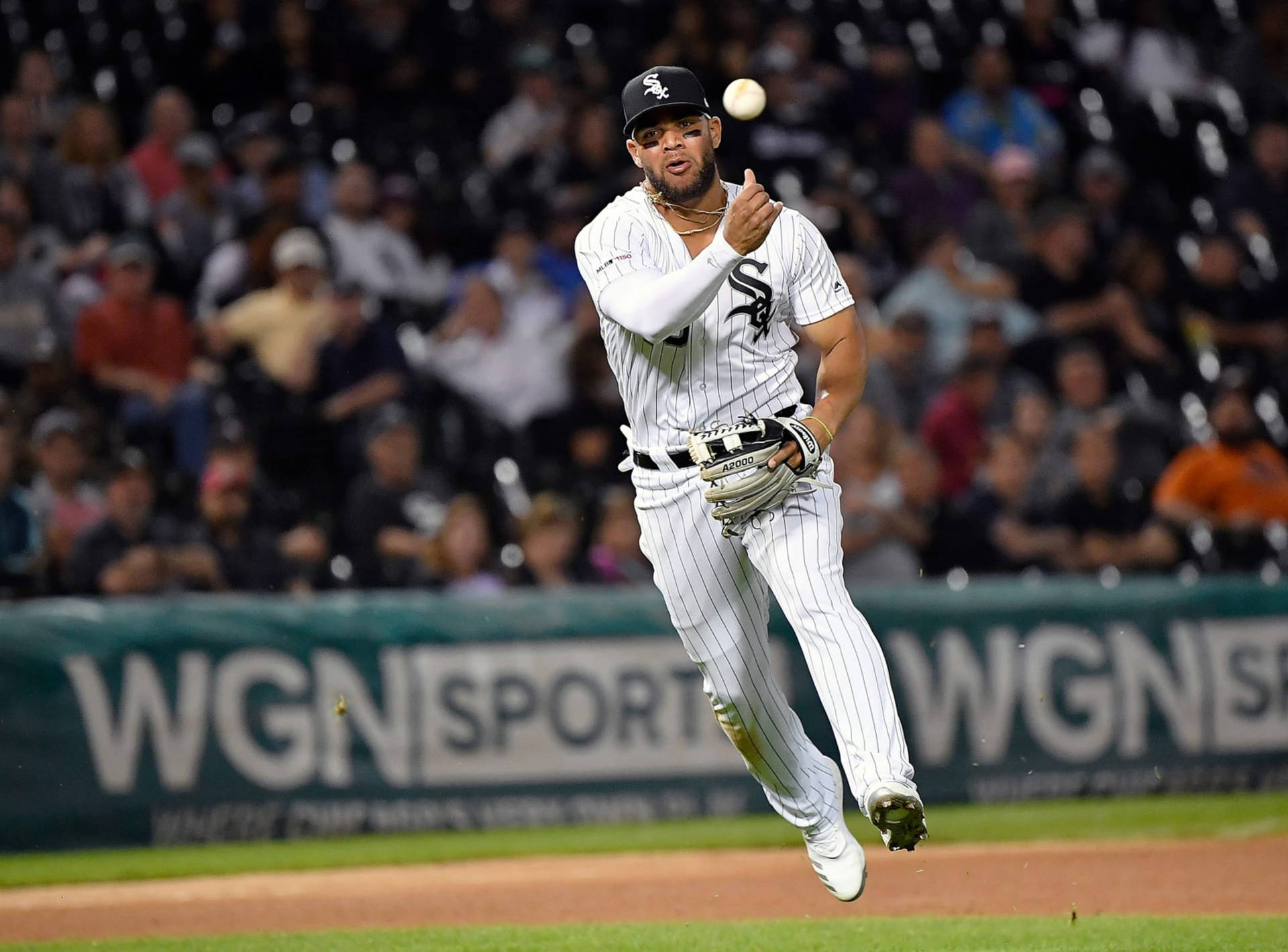 Yoan Moncada Running With Baseball