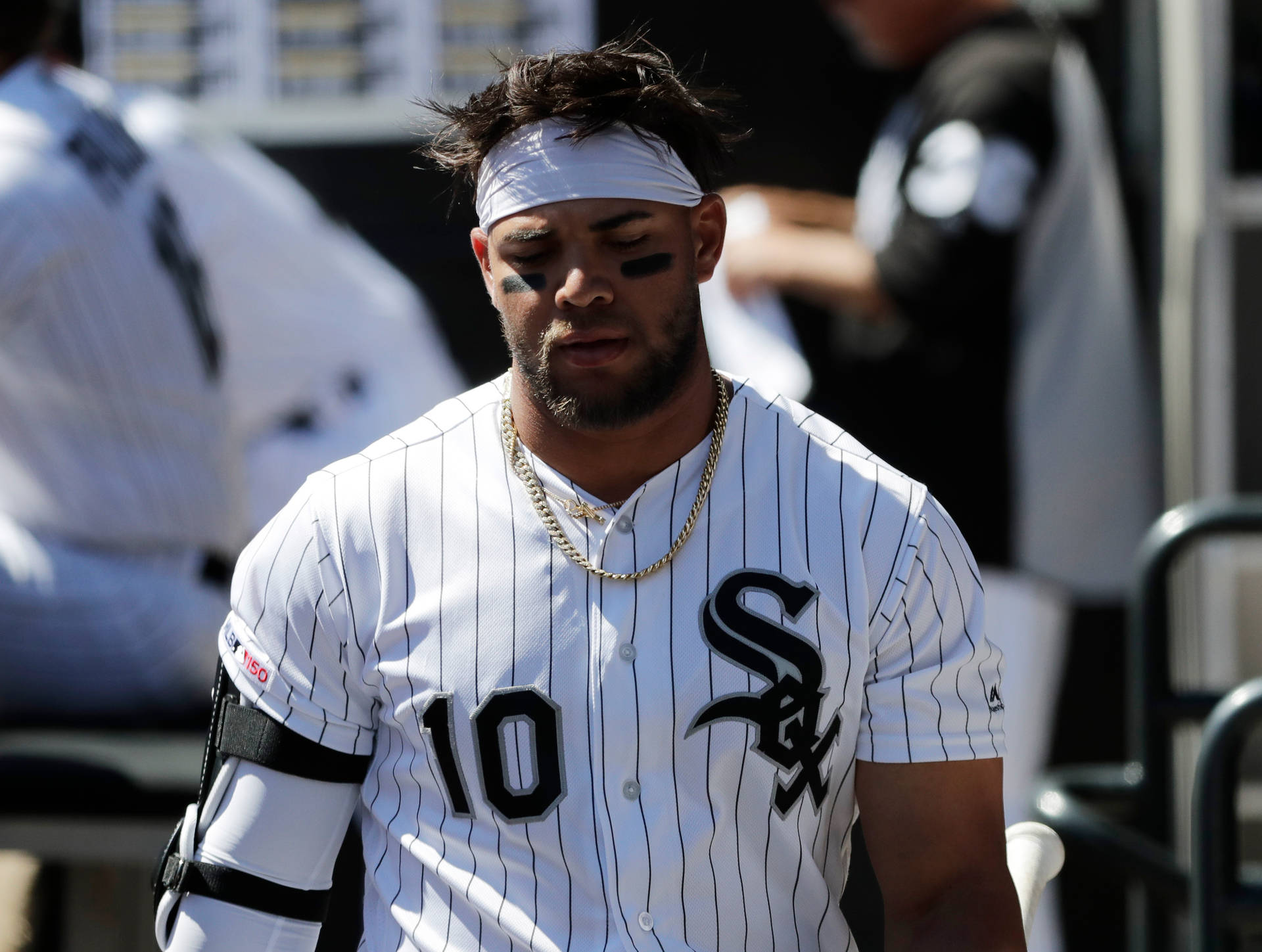 Yoan Moncada With Face Paint Background