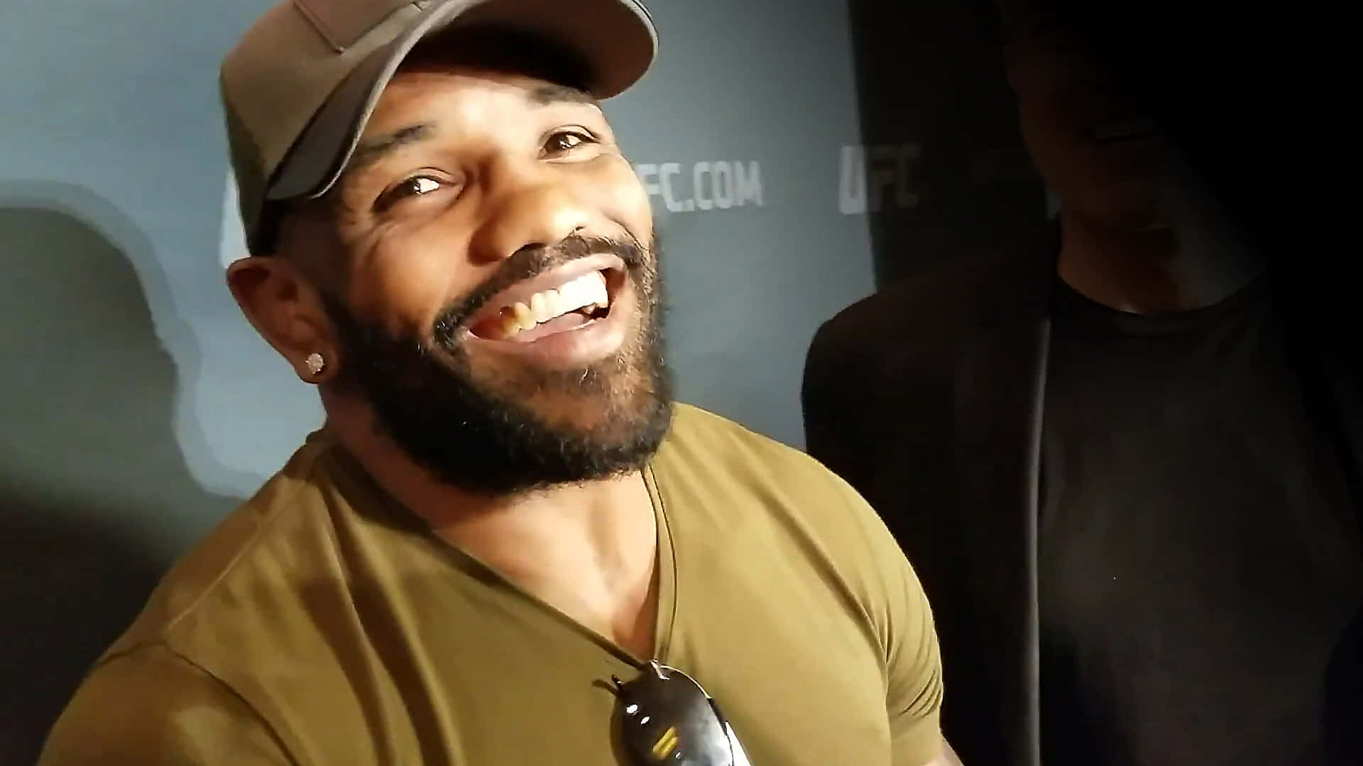 Yoel Romero At The Ufc 231 Media Day Background