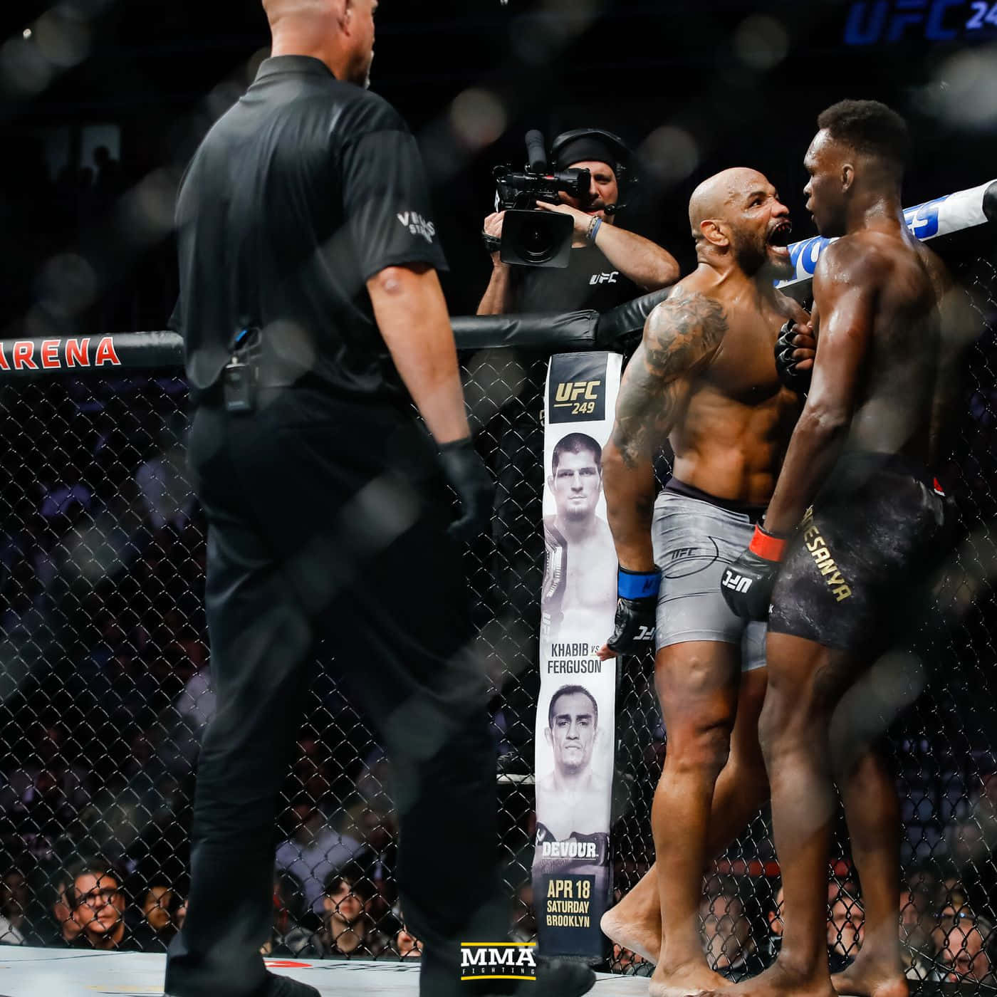 Yoel Romero Versus Israel Adesanya Ufc 248 Background