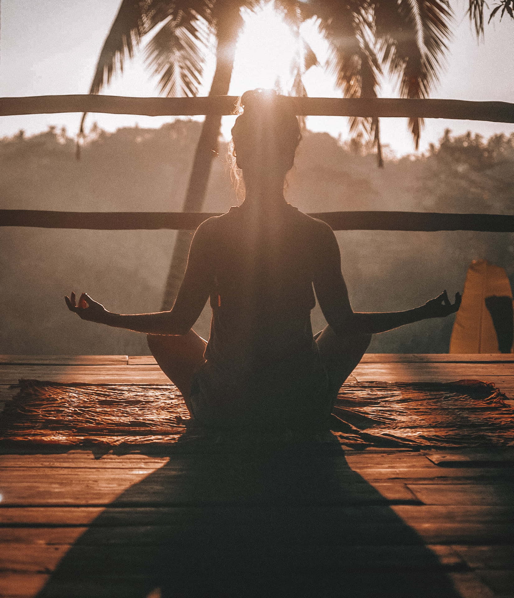 Yoga Personal Vacation Background