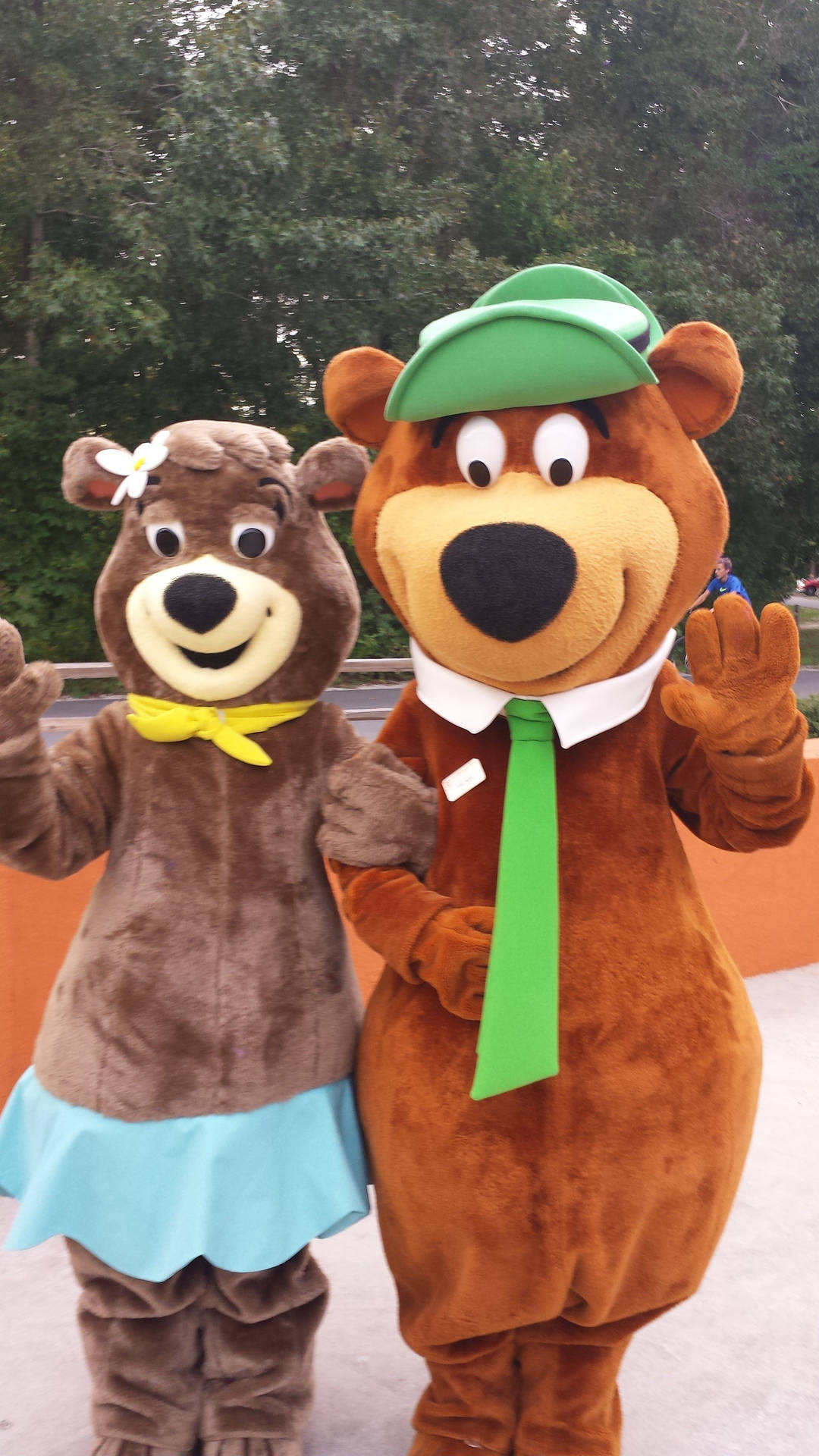 Yogi Bear And Cindy Mascot