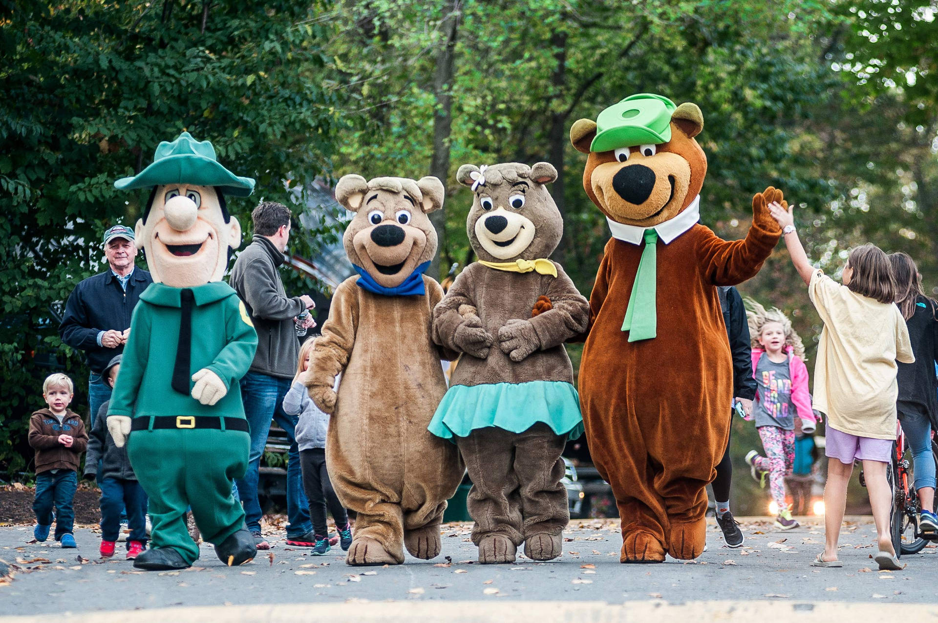 Yogi Bear Friends Mascot